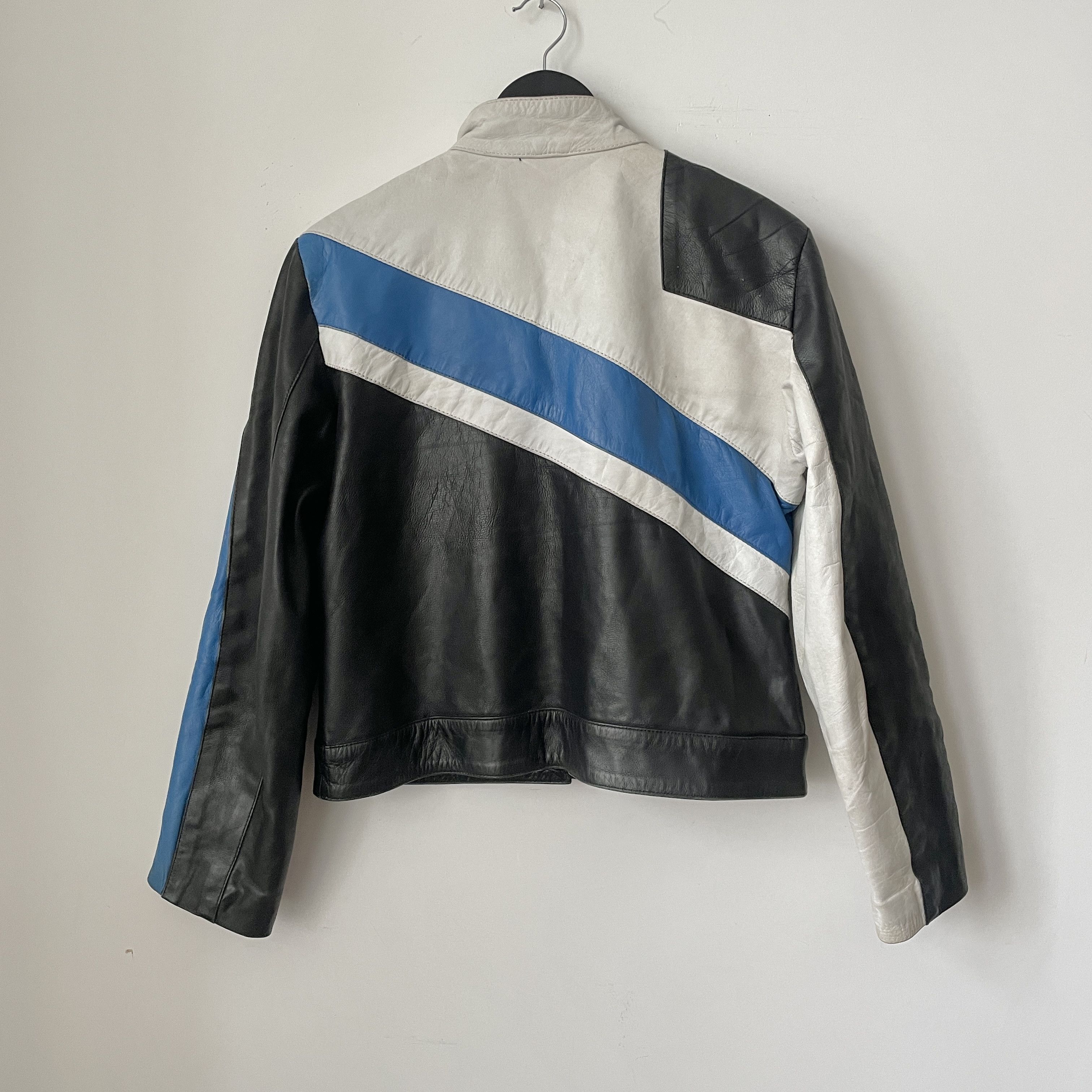 Vintage Vintage Japanese Tokyo Style Racing Leather Jacket Y2K L Size L / US 10 / IT 46 - 3 Thumbnail