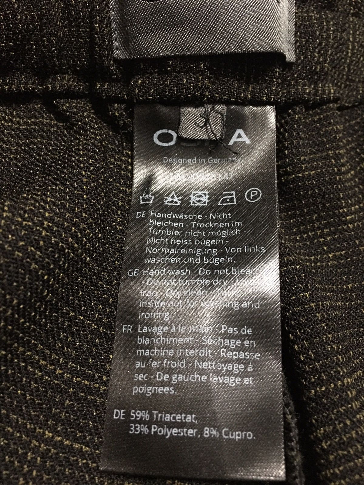 Designer OSKA Triacetate Blend Knit Trousers Pants Size 3 UK 14 Size 32" / US 10 / IT 46 - 9 Thumbnail