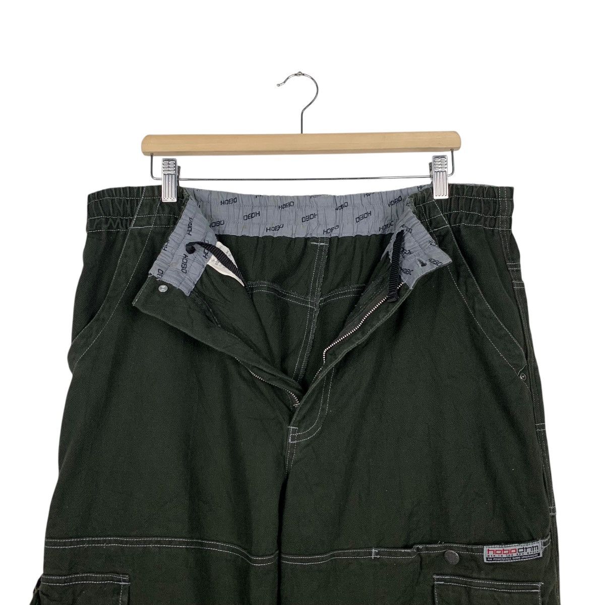 Hobo HOBO DNM Dark Green Cargo Pants W36 #1923-C84 Size US 36 / EU 52 - 12 Thumbnail
