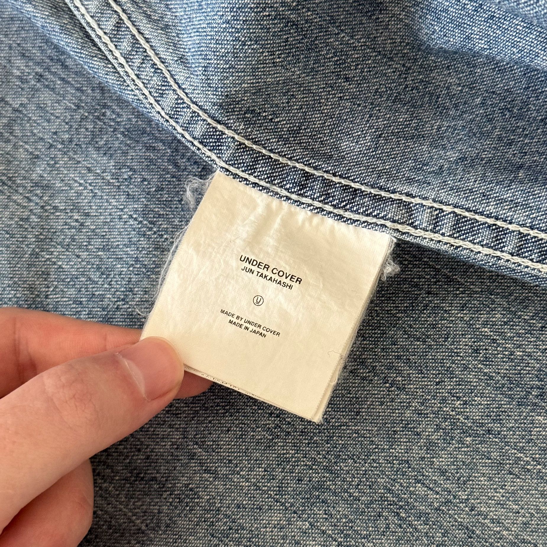 Undercover AW03 Paper Doll Hybrid Reconstructed Denim Chore Jacket Size US L / EU 52-54 / 3 - 23 Thumbnail