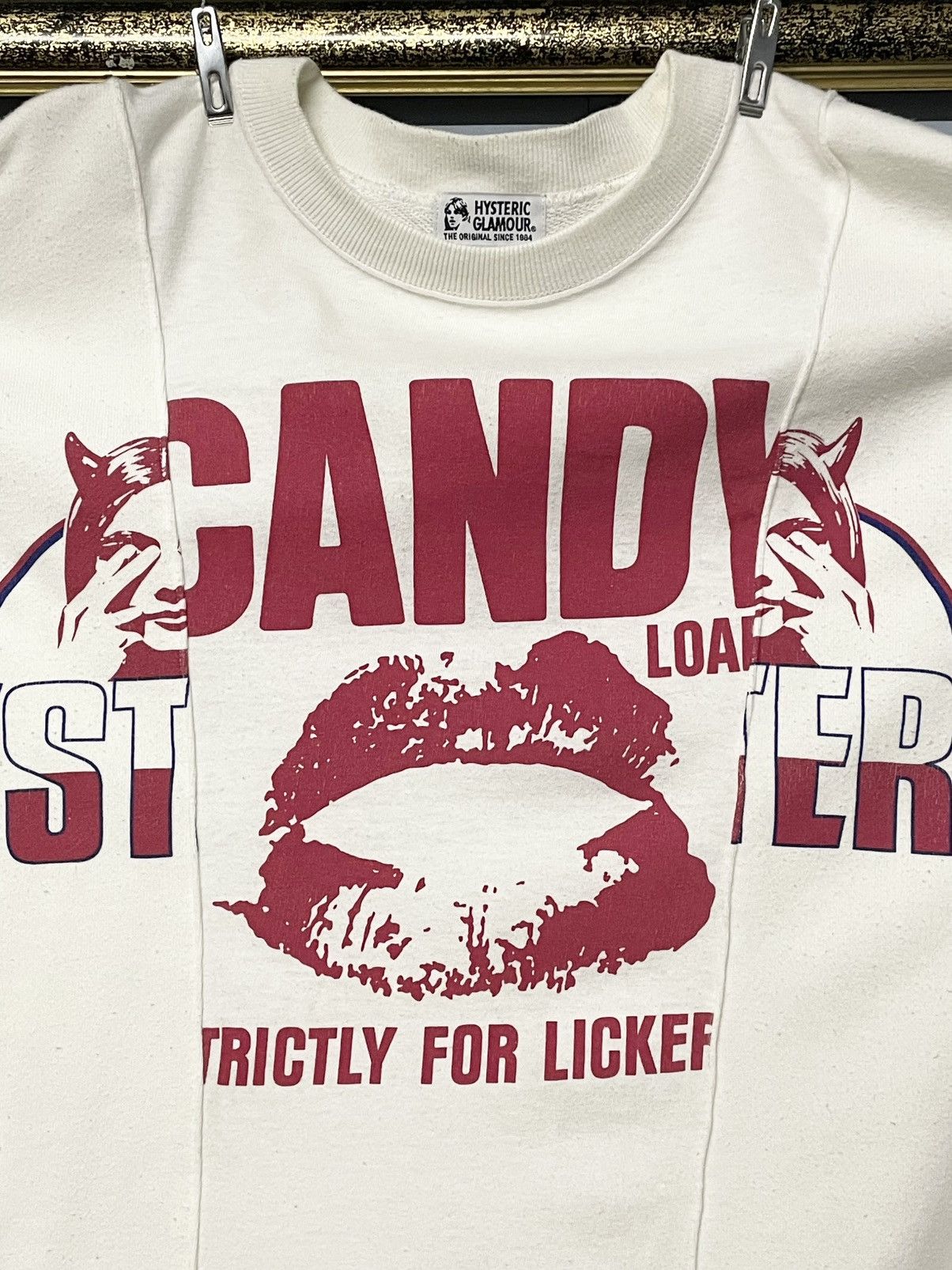 Hysteric Glamour Vintage Hysteric Glamour Candy Strickly Licker Rebuild Sweat Size US M / EU 48-50 / 2 - 5 Thumbnail