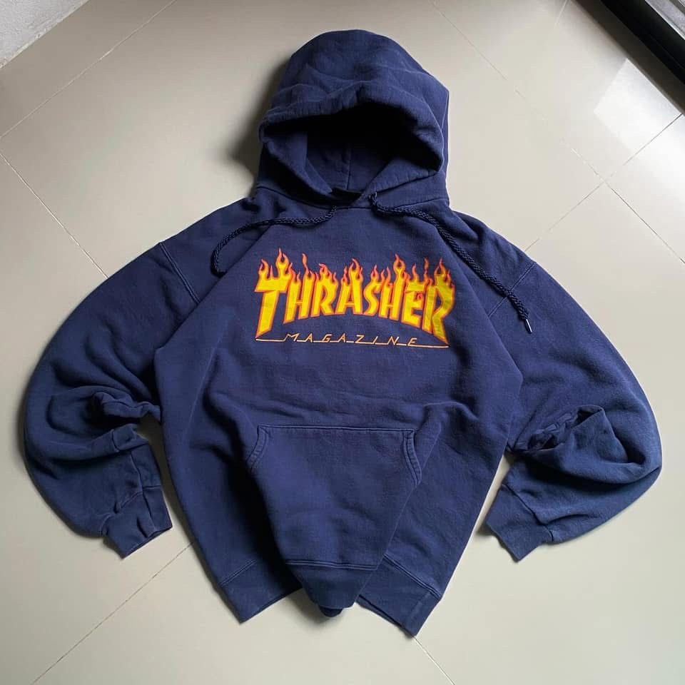 Thrasher Thrasher Split Flame Logo Hoodie 1 600 Brand New Sealed Grailed