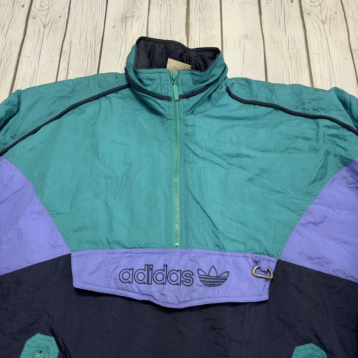 Adidas × Vintage Vintage Adidas puffer jacket Size US L / EU 52-54 / 3 - 3 Thumbnail