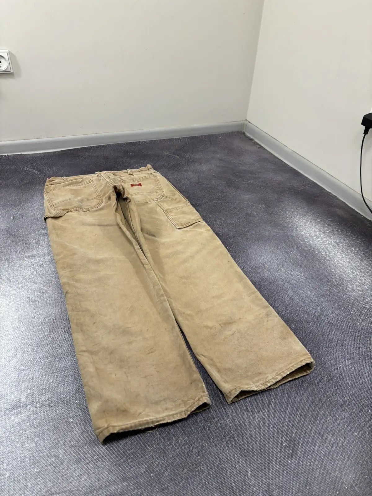 Dickies × Vintage Vintage Dickies Faded Carpenter USA Hype Skate Baggy Pants Size US 34 / EU 50 - 3 Thumbnail