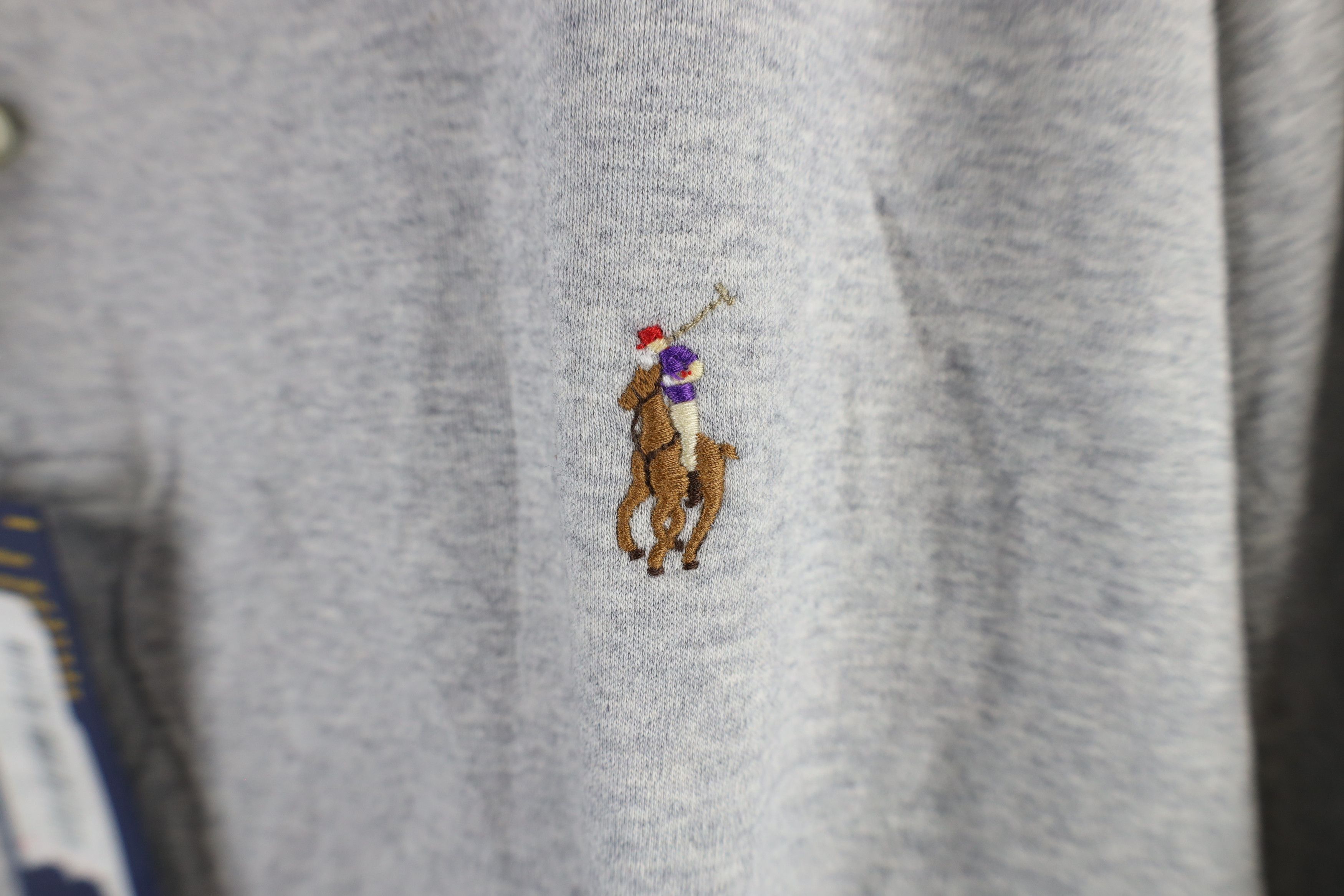 Ralph Lauren × Vintage New Ralph Lauren Short Sleeve Collared Golf Polo Shirt Gray Size US XXL / EU 58 / 5 - 4 Thumbnail