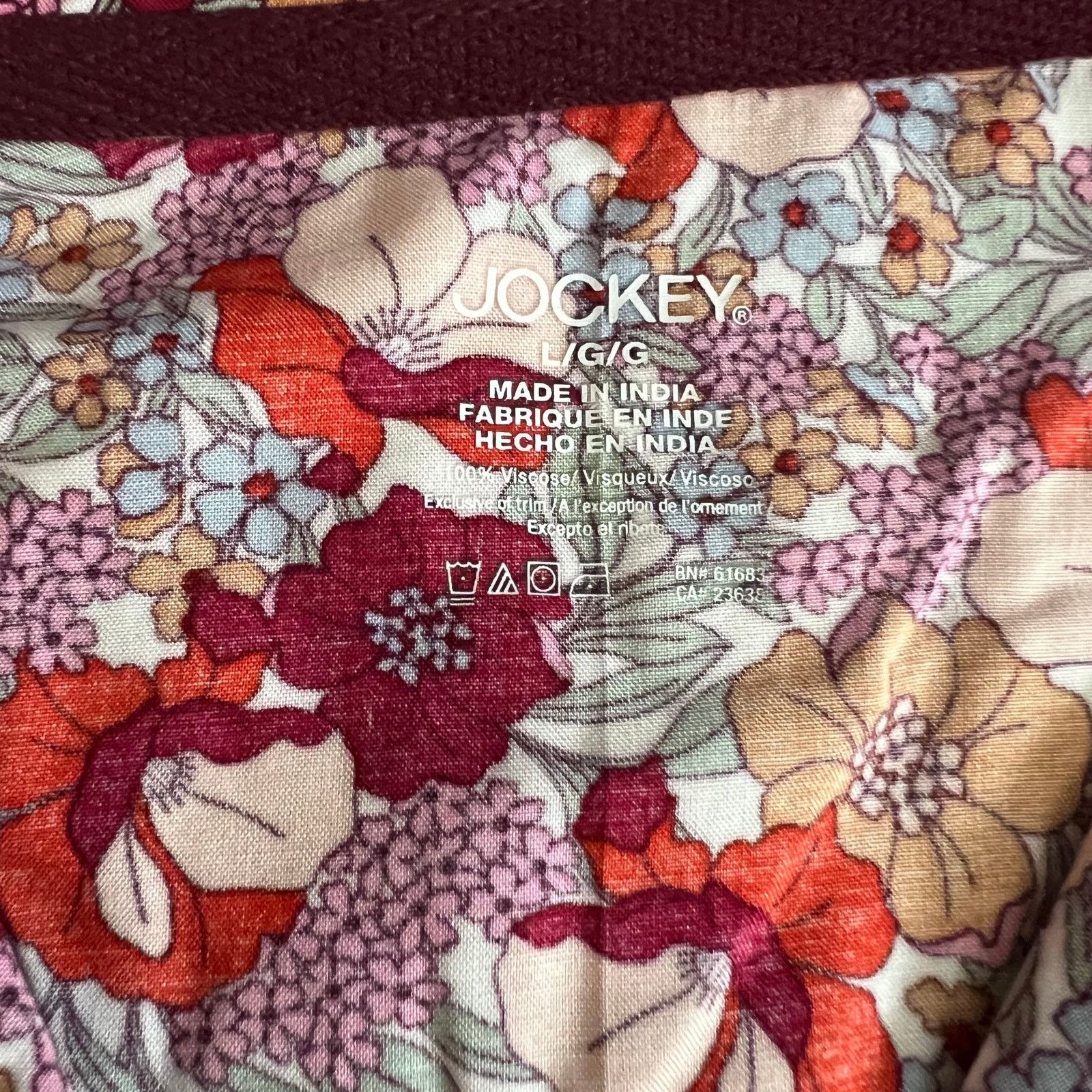 Jockey Lot 3 Jockey Multicolor Floral Soft Touch Luxe Pajama Top, L Size ONE SIZE - 13 Thumbnail