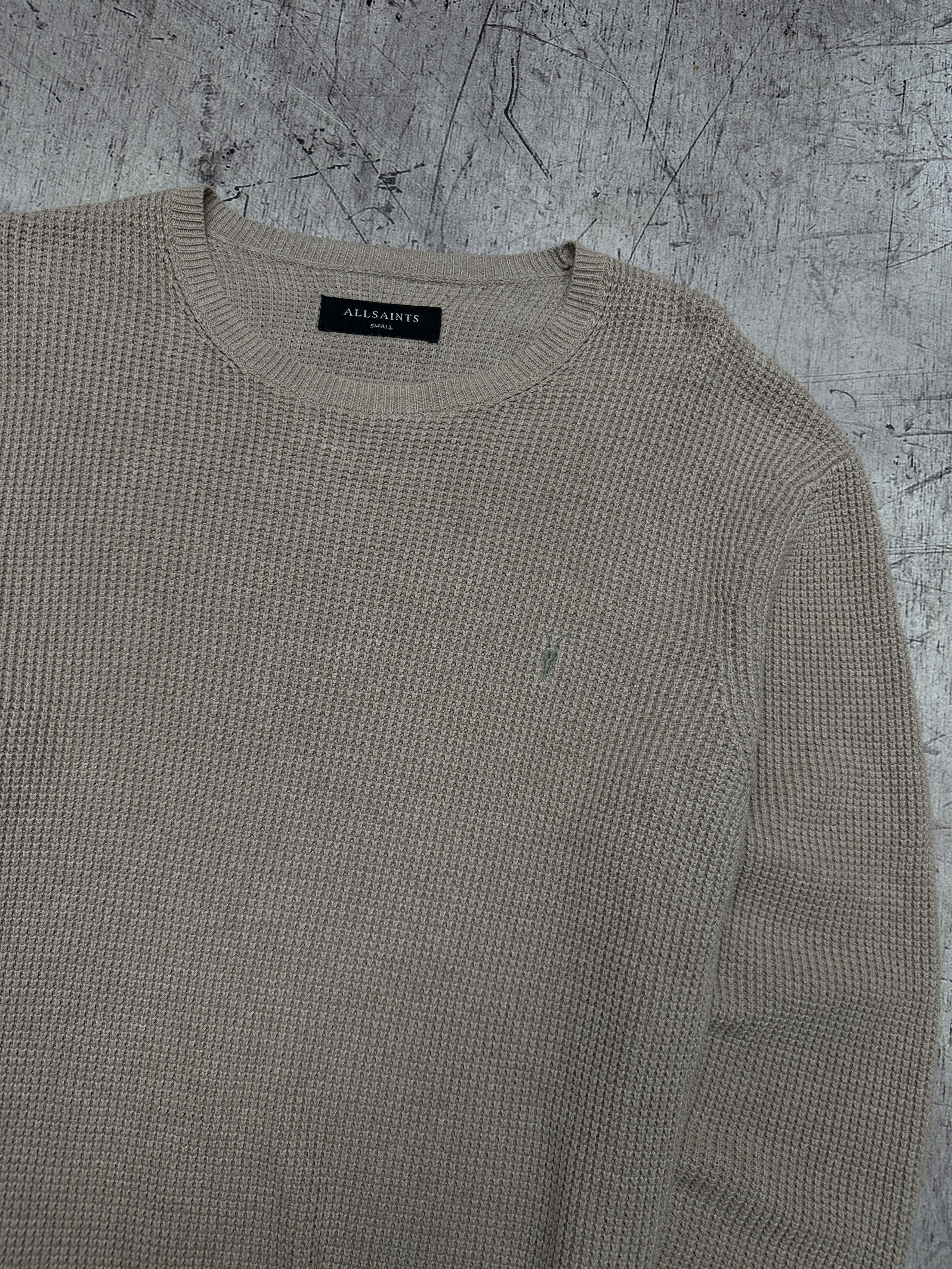 Allsaints Allsaint Vintage Mens Trias Crew Neck Knit Sweater Size US S / EU 44-46 / 1 - 2 Thumbnail