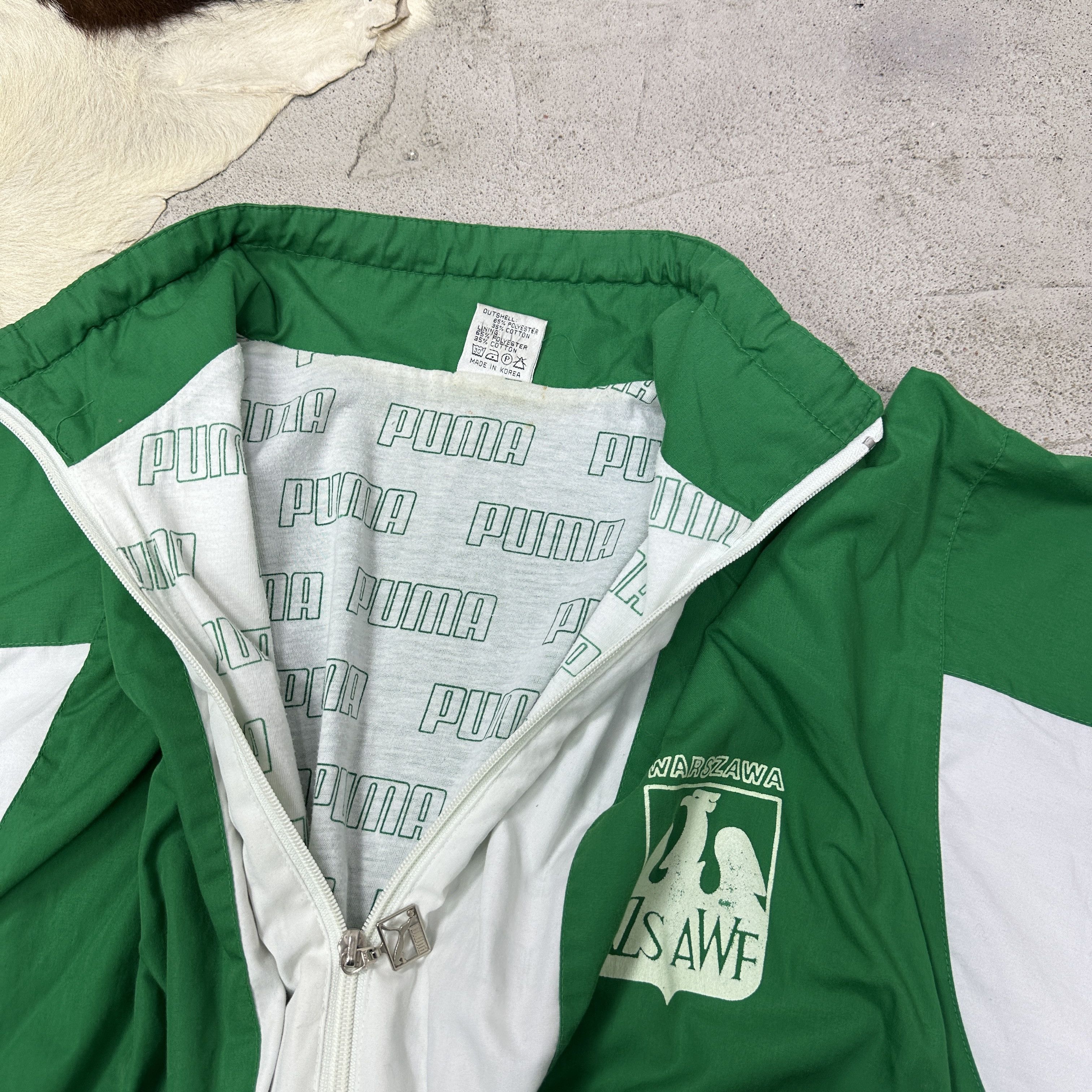 Puma Vintage Sporty Streetwear AZS AWF 90s Puma Jacket Size US L / EU 52-54 / 3 - 4 Thumbnail