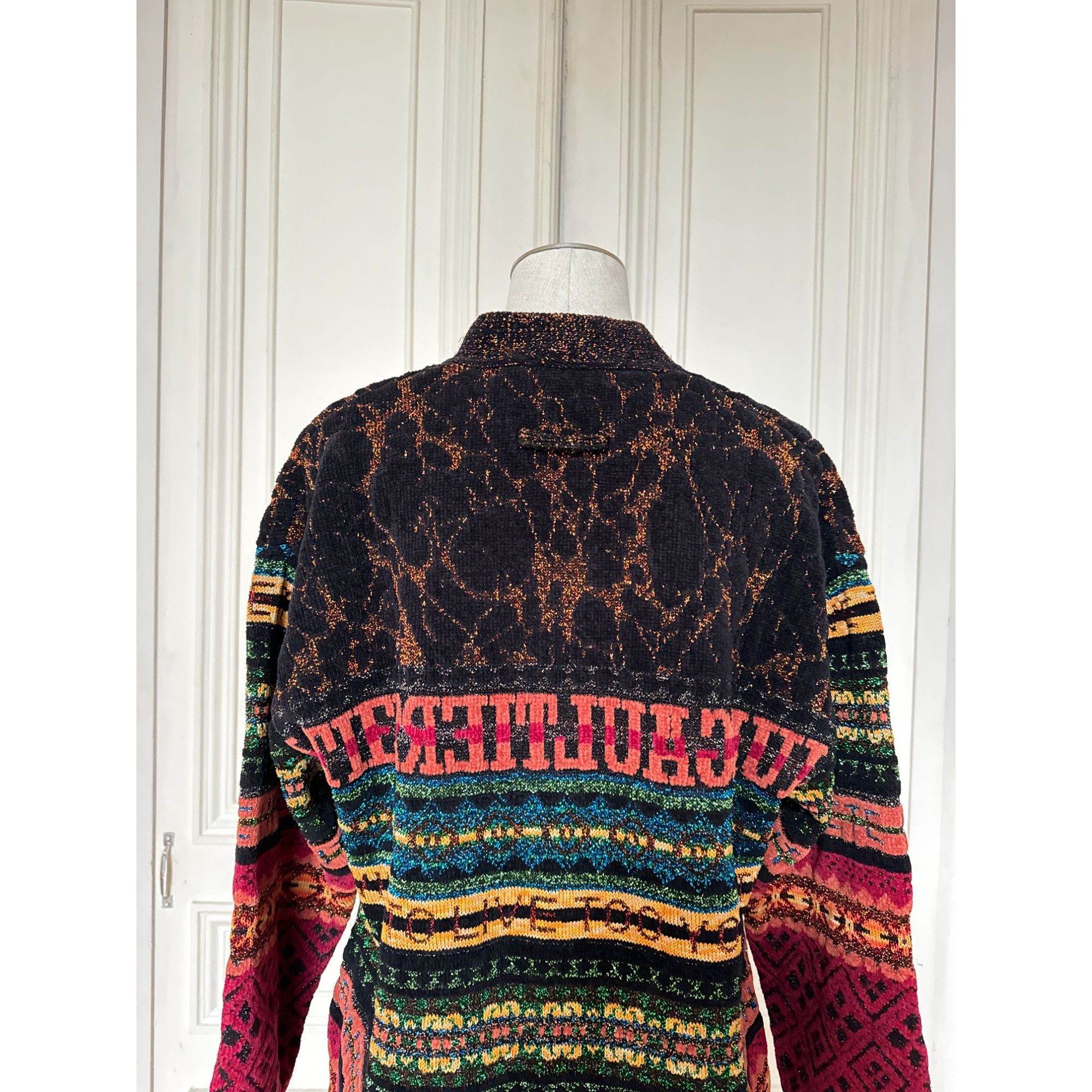 Jean Paul Gaultier FW 1995 Maille Lurex Multicolor Sweater Size US L / EU 52-54 / 3 - 5 Thumbnail