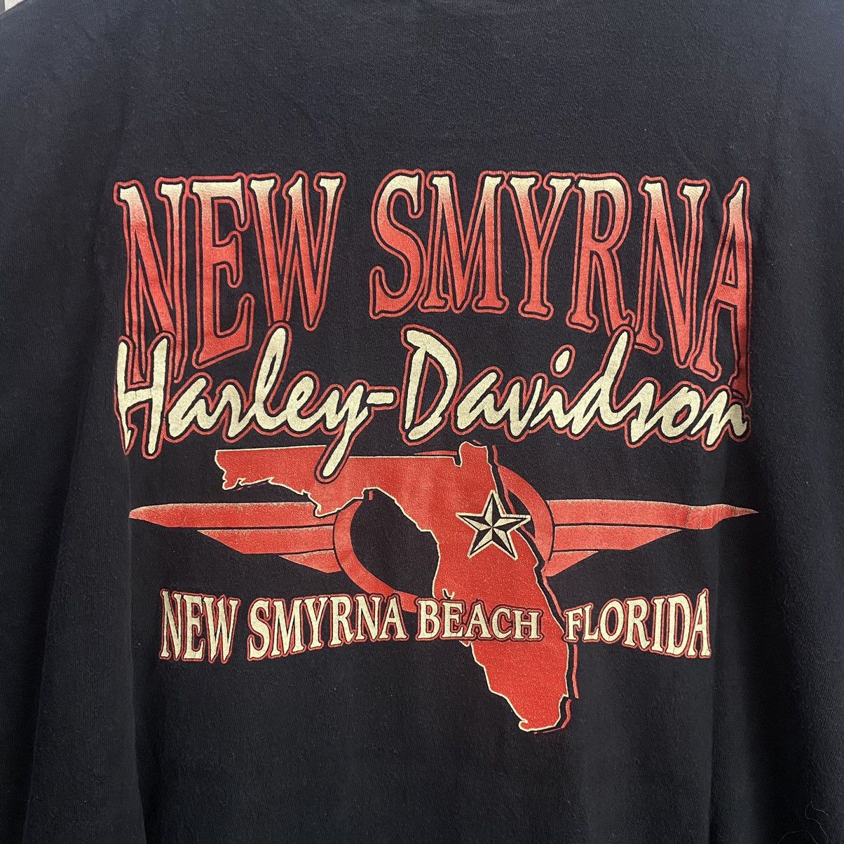 Harley Davidson × Vintage Vintage Bike Week 1997 New Smyrna Harley Davidson Tshirt Size US XXL / EU 58 / 5 - 6 Thumbnail