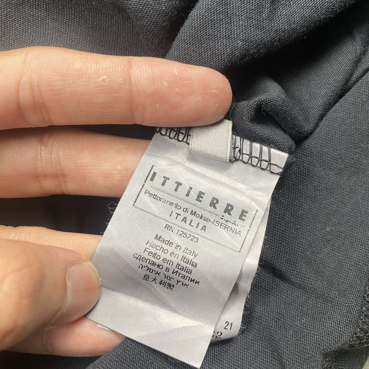 Designer × Pierre Balmain Pierre Balmain Bondage Sunfaded Tee Size US M / EU 48-50 / 2 - 7 Thumbnail