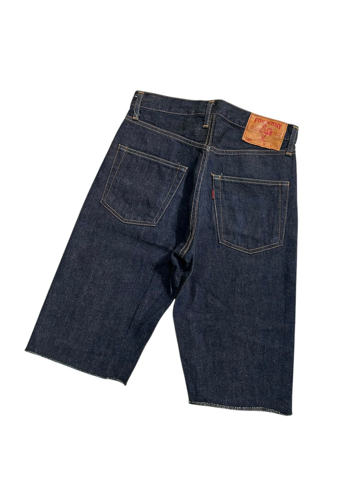 Japanese Brand × Kapital × Vintage FOB FACTORY SELVEDGE Japanese Short Denim Jeans Size US 29 - 2 Thumbnail
