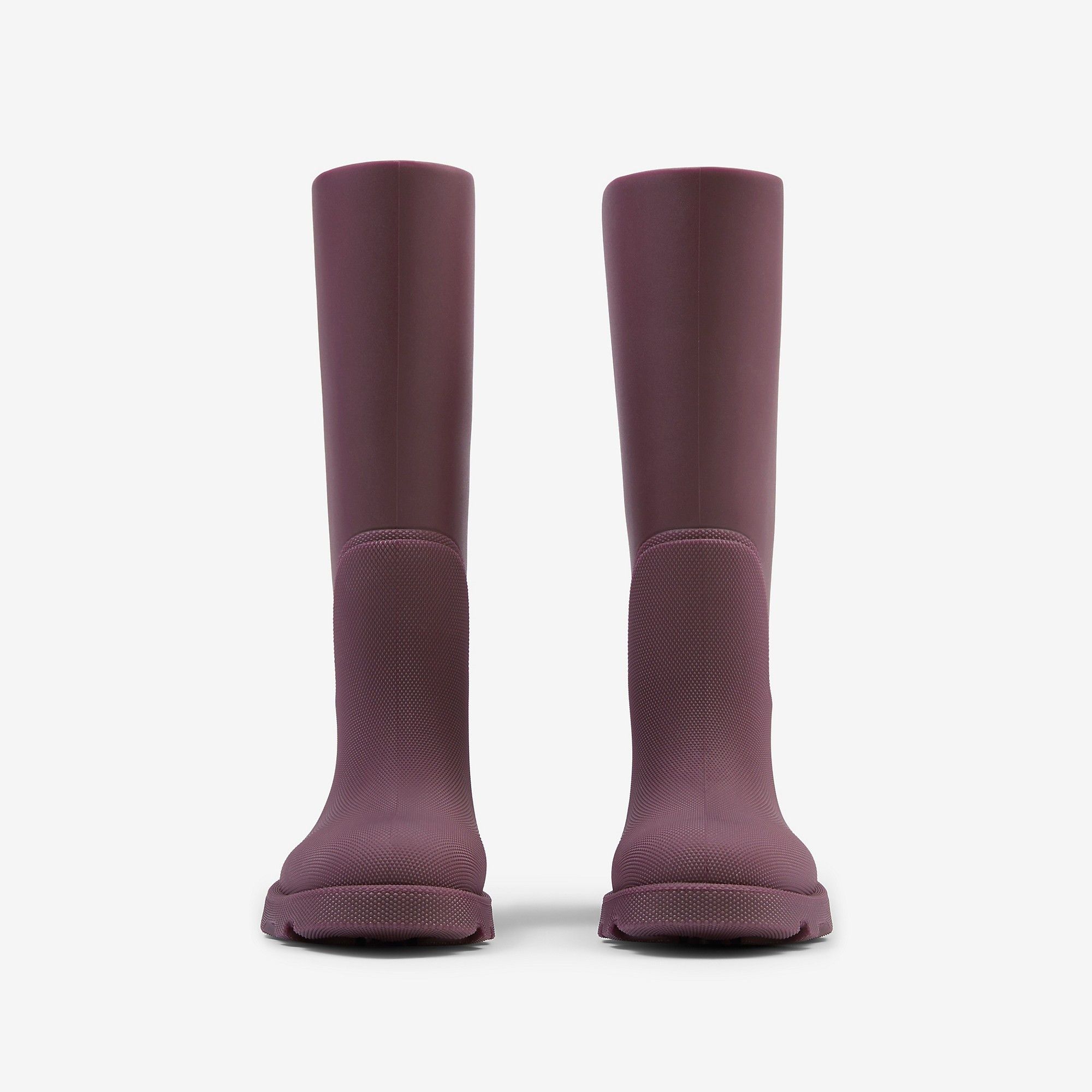 Burberry o1w1db10125 Rubber Marsh High Boots in Burgundy Size US 12 / EU 45 - 2 Thumbnail