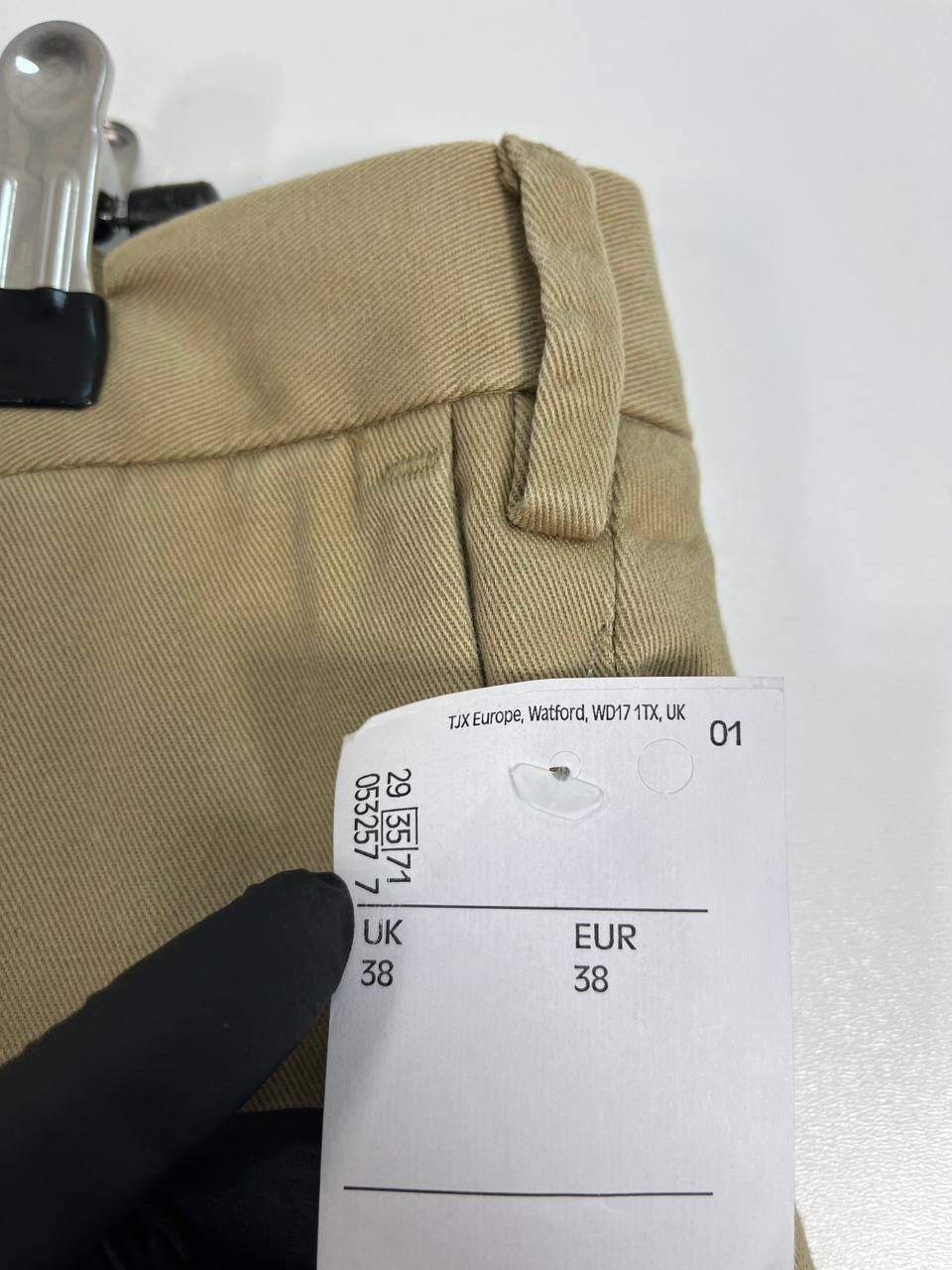 Polo Ralph Lauren Polo Ralph Lauren Tailored Slim Fit Chino Pants Beige Sz 38 Size US 32 / EU 48 - 5 Thumbnail