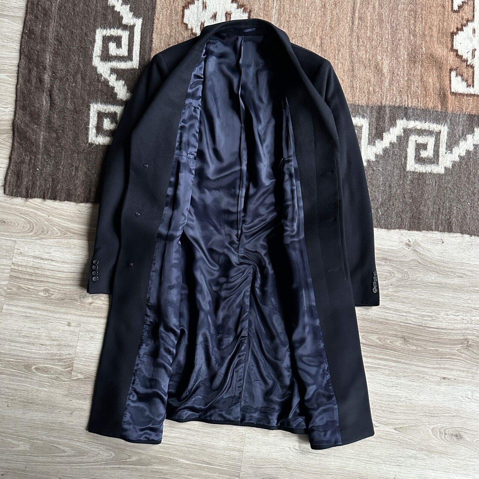 Vintage Eduard Dressler Cashmere Formal Casual Coat 8564AC Size US L / EU 52-54 / 3 - 4 Thumbnail