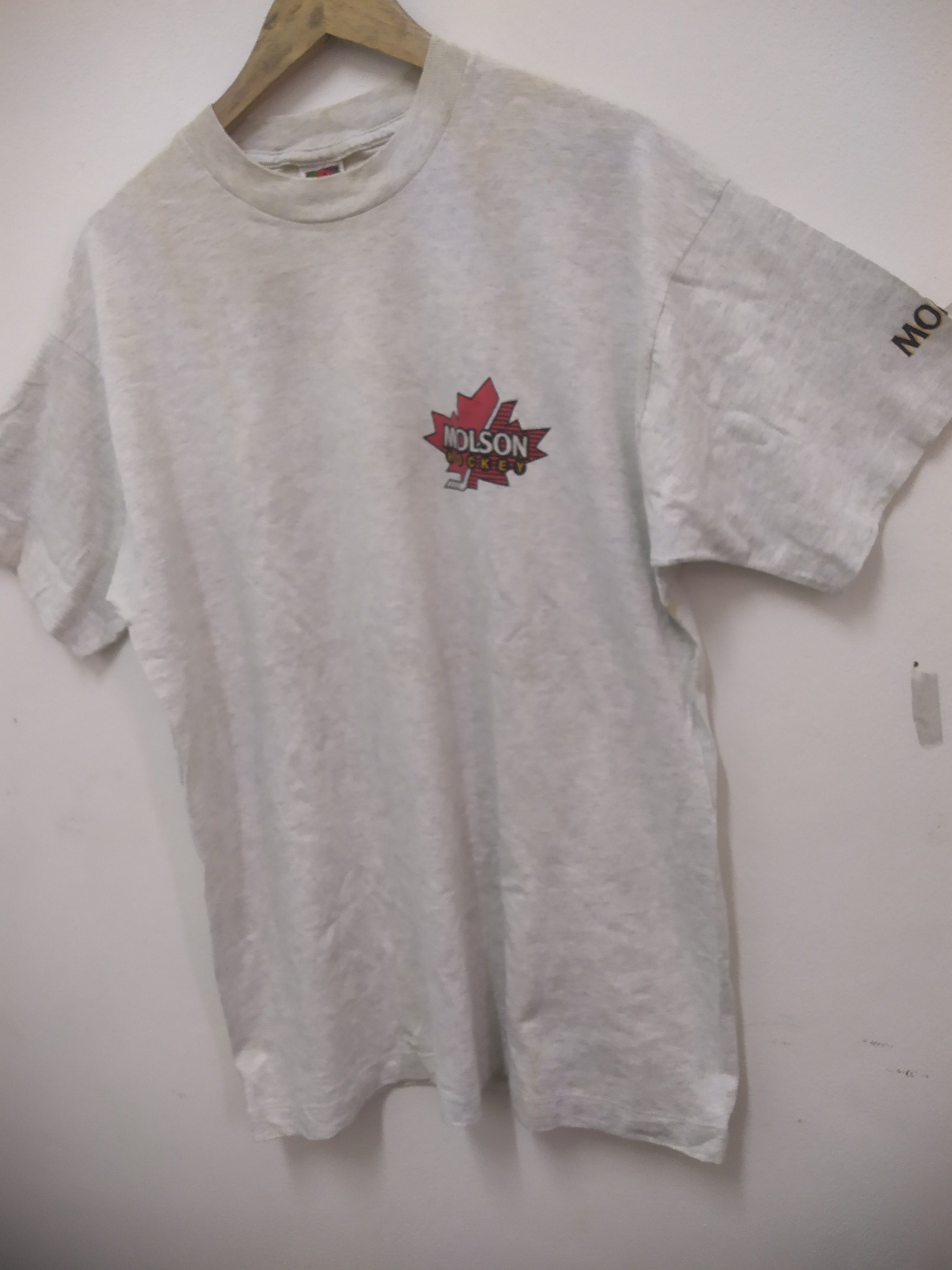 Vintage Vintage 90s Molson Ice Beer The True Taste of Hockey Size US XL / EU 56 / 4 - 6 Thumbnail