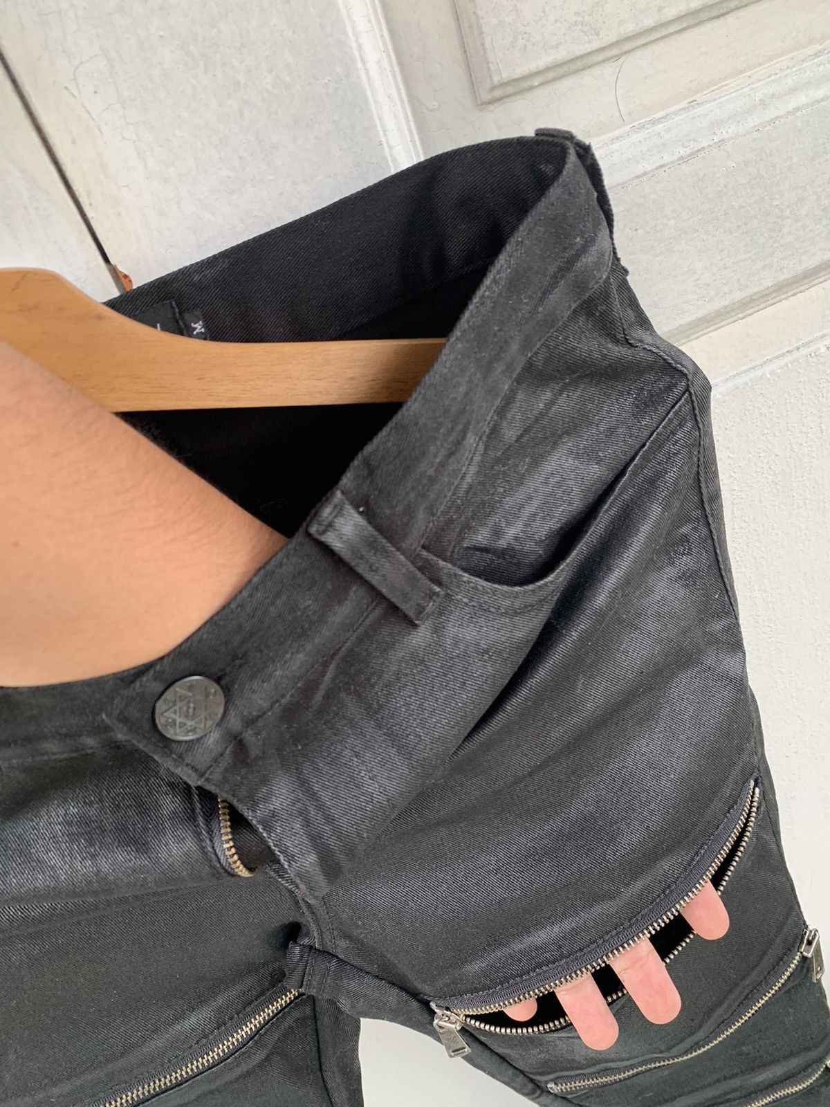 Japanese Brand Rarely Black Alter Venomv Japan Multizip tactical punk pants Size US 30 / EU 46 - 7 Thumbnail