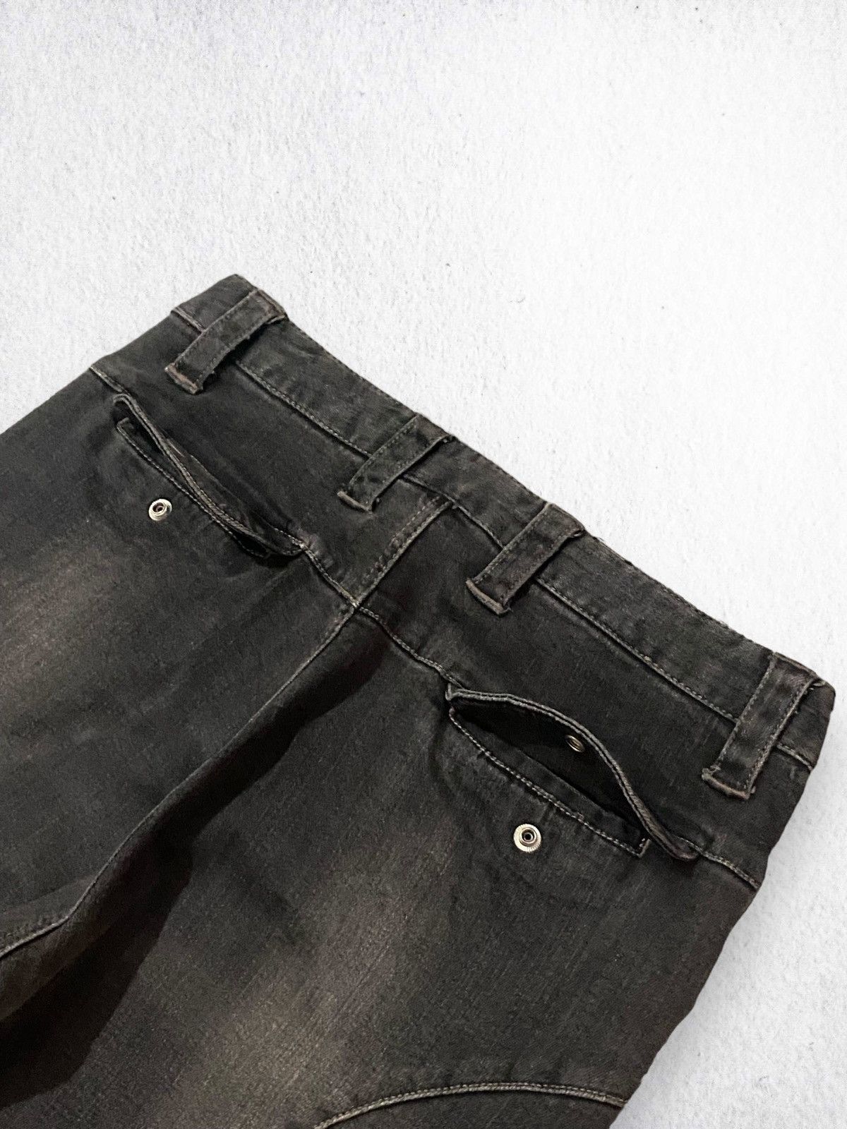 20471120 Vintage Japan Nuovo Pintuck Creased Flare Jeans Size US 30 / EU 46 - 11 Thumbnail