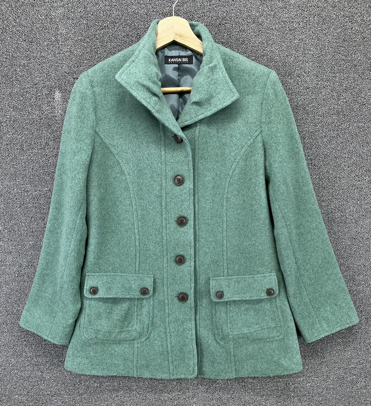 Japanese Brand Kansai Bis By Kansai Yamamoto Wool Cardigan Jacket Size M / US 6-8 / IT 42-44 - 1 Thumbnail