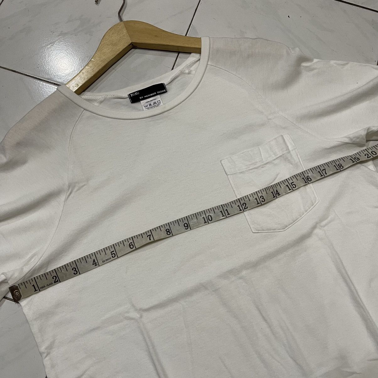 Number (N)ine Number nine white pocket tee Size US M / EU 48-50 / 2 - 9 Thumbnail