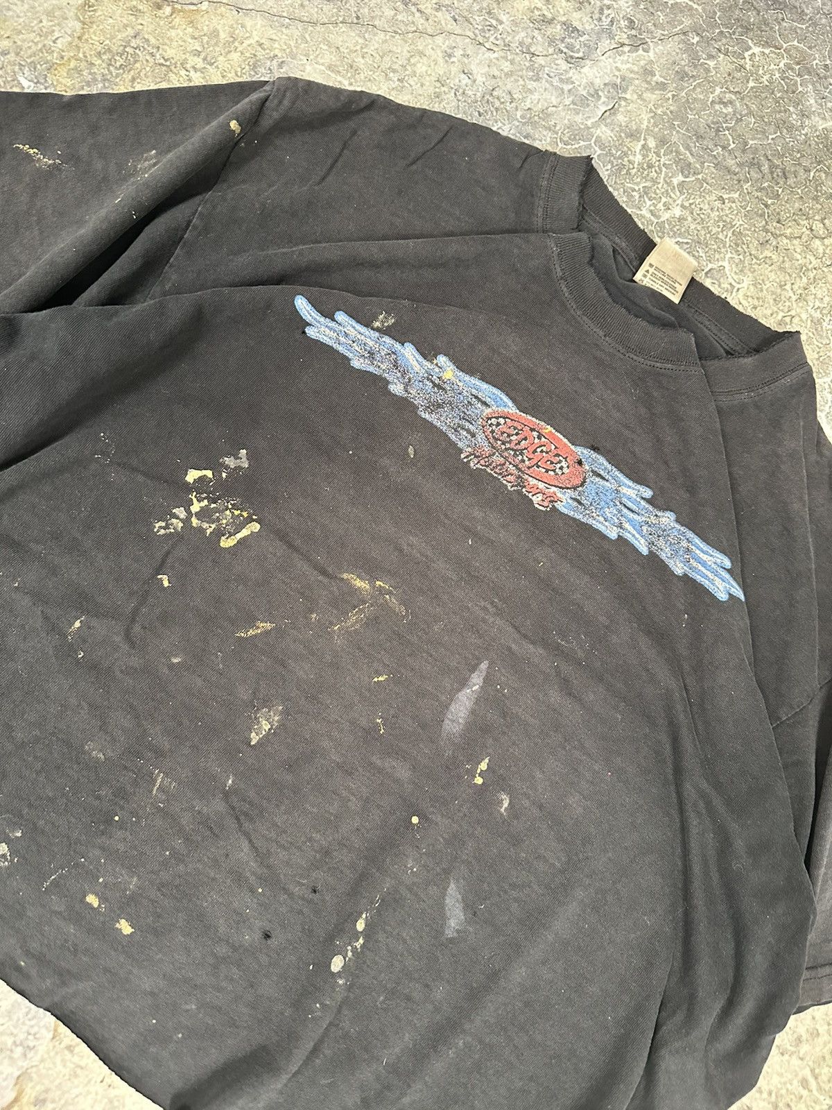 Designer × Vintage Vintage Thrashed Destruction Tee Size US XL / EU 56 / 4 - 2 Thumbnail