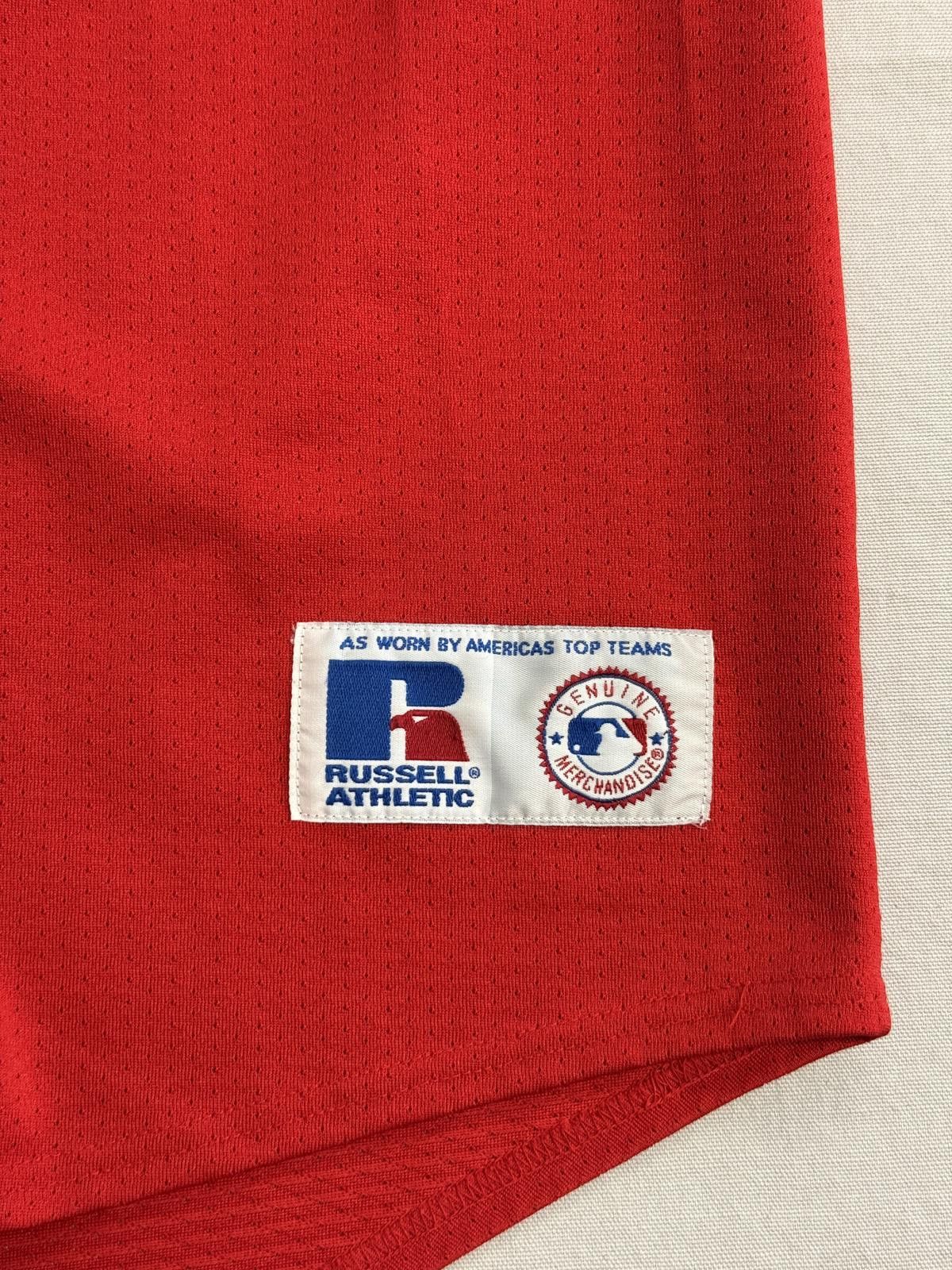 Russell Athletic Vintage Red St Louis Cardinals Baseball Jersey MLB Russel -L Size US L / EU 52-54 / 3 - 5 Thumbnail