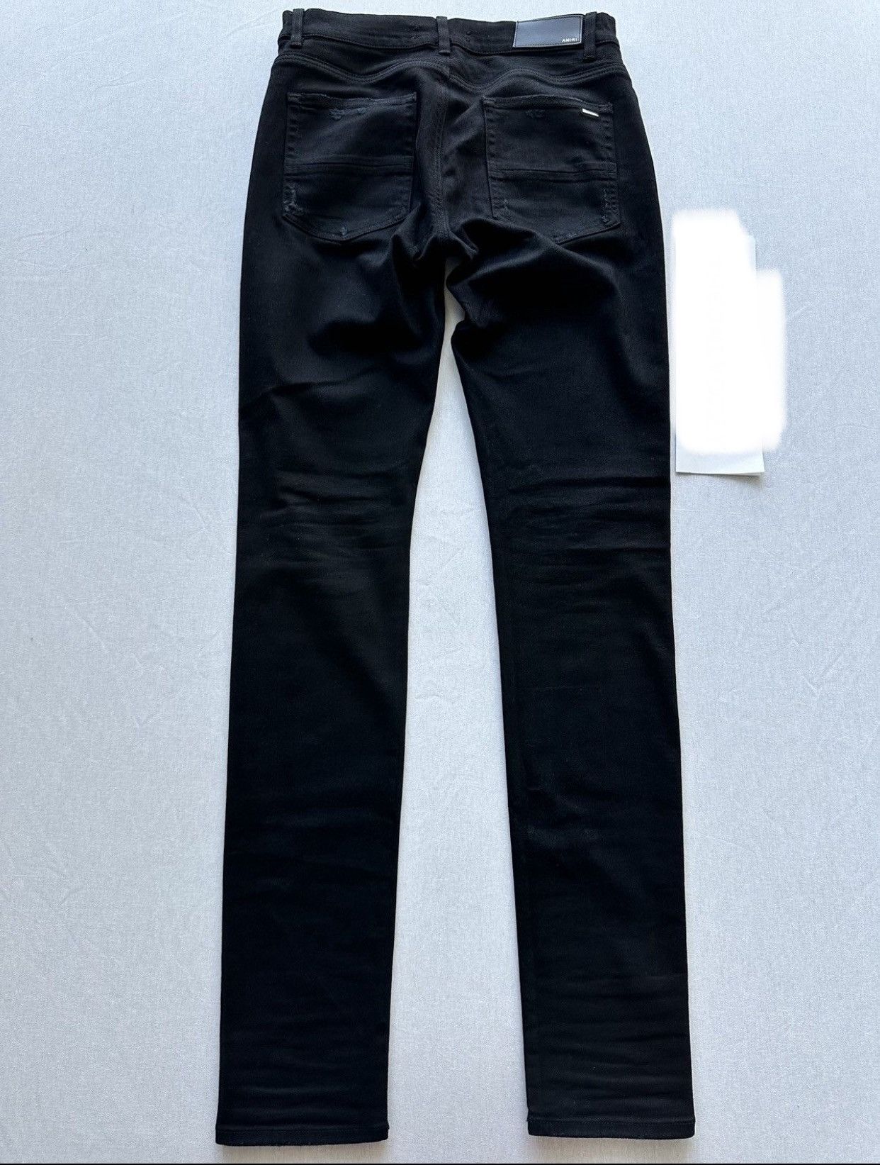 Amiri Amiri Stacked Black Skinny Jeans W/ Zipper! Size US 32 / EU 48 - 2 Thumbnail