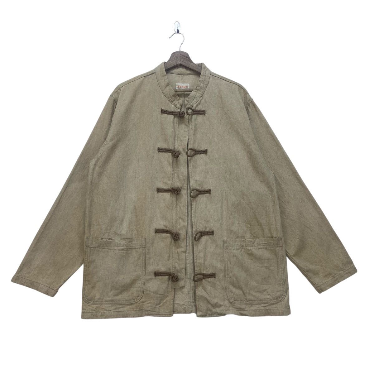 Beams Plus Vintage Beams Japanese Chinese Button Jacket Size US M / EU 48-50 / 2 - 1 Thumbnail
