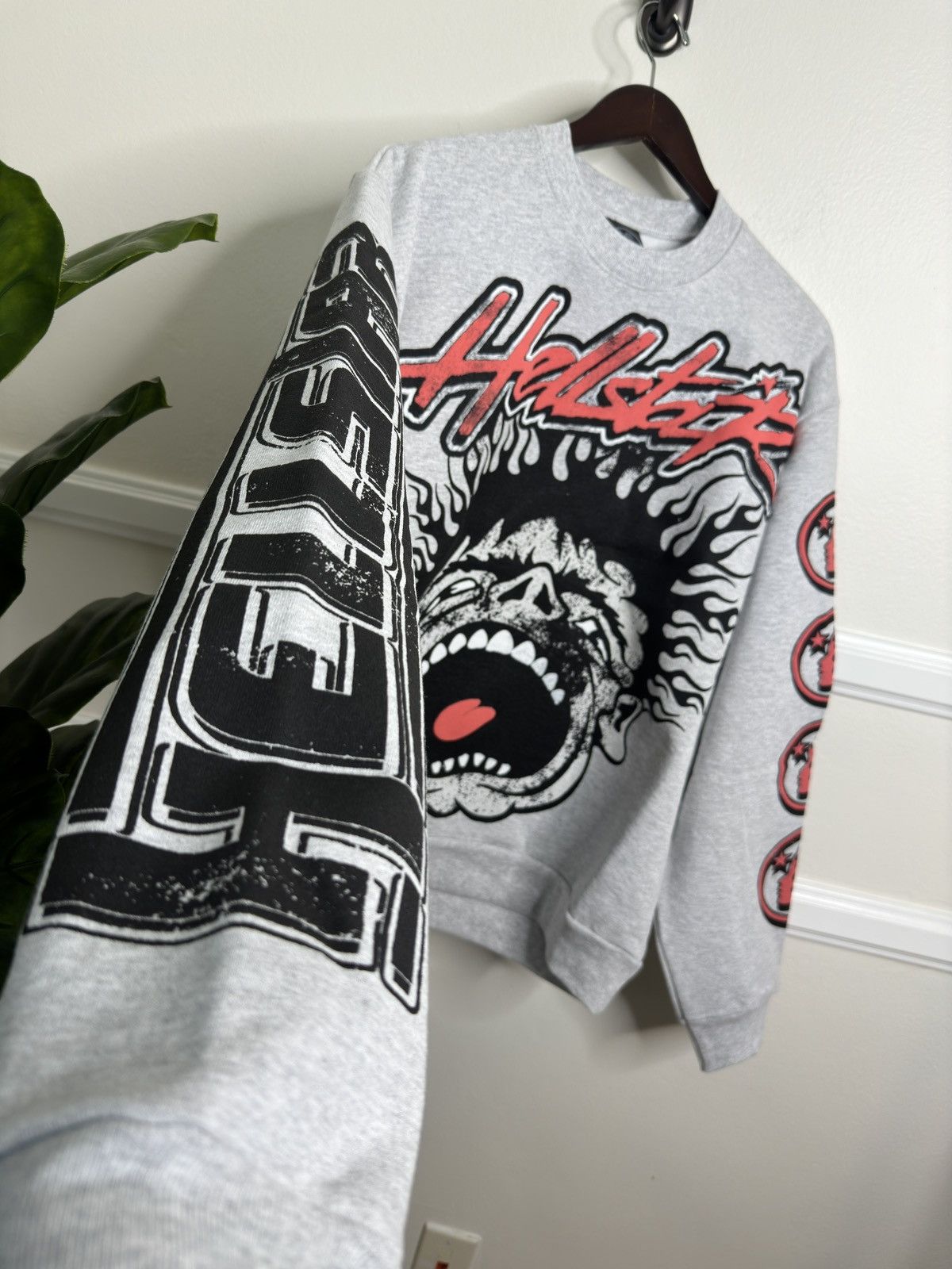 HELLSTAR Hellstar Studios Records Crewneck Grey Size US M / EU 48-50 / 2 - 3 Thumbnail