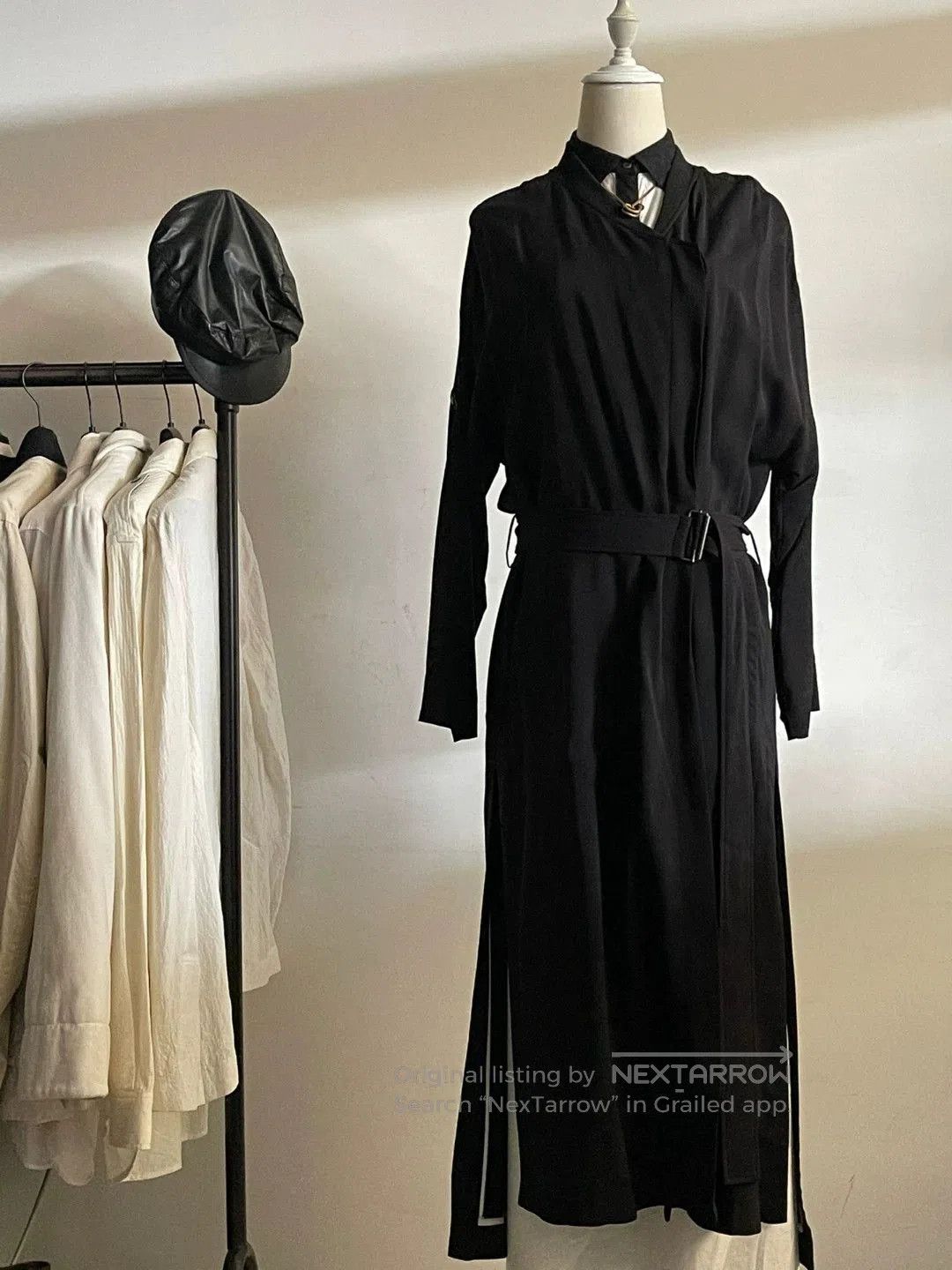Helmut Lang Helmut Lang Black Trench Coat Jacket. Size M / US 6-8 / IT 42-44 - 3 Thumbnail