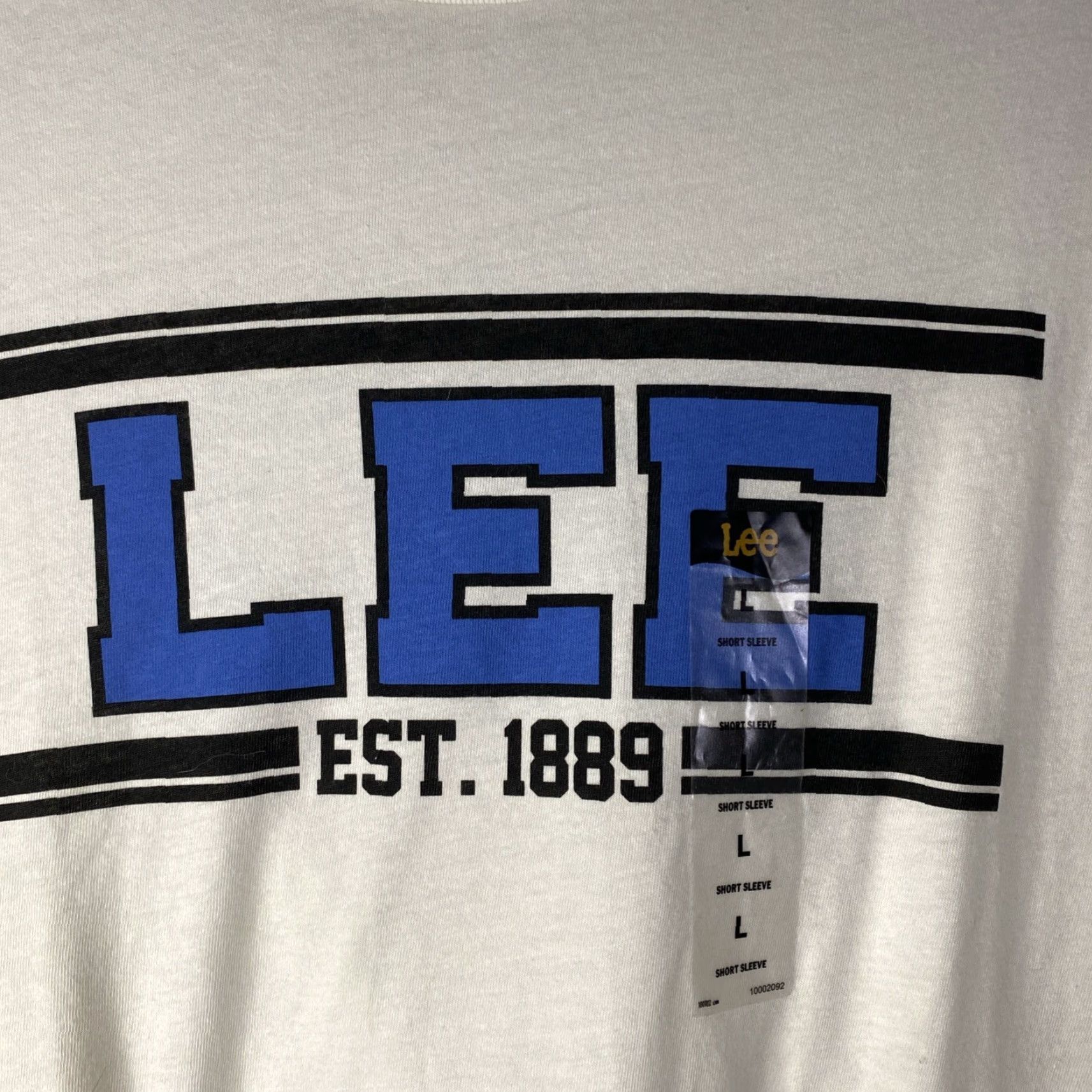 Lee Lee T Shirt Mens L White Lightweight NWT Size US L / EU 52-54 / 3 - 3 Thumbnail