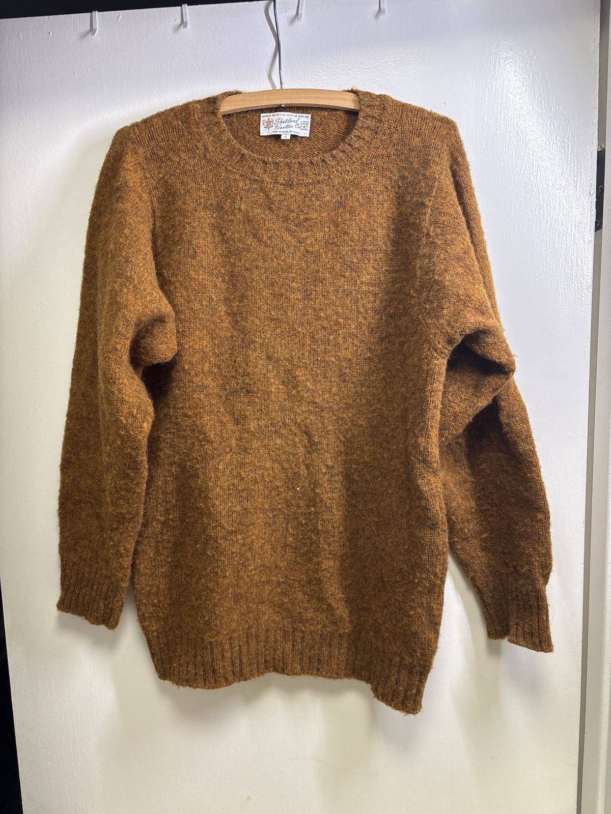 Other SHETLAND WOOLLEN CO. SHAGGY CREW KNIT Size US S / EU 44-46 / 1 - 1 Thumbnail