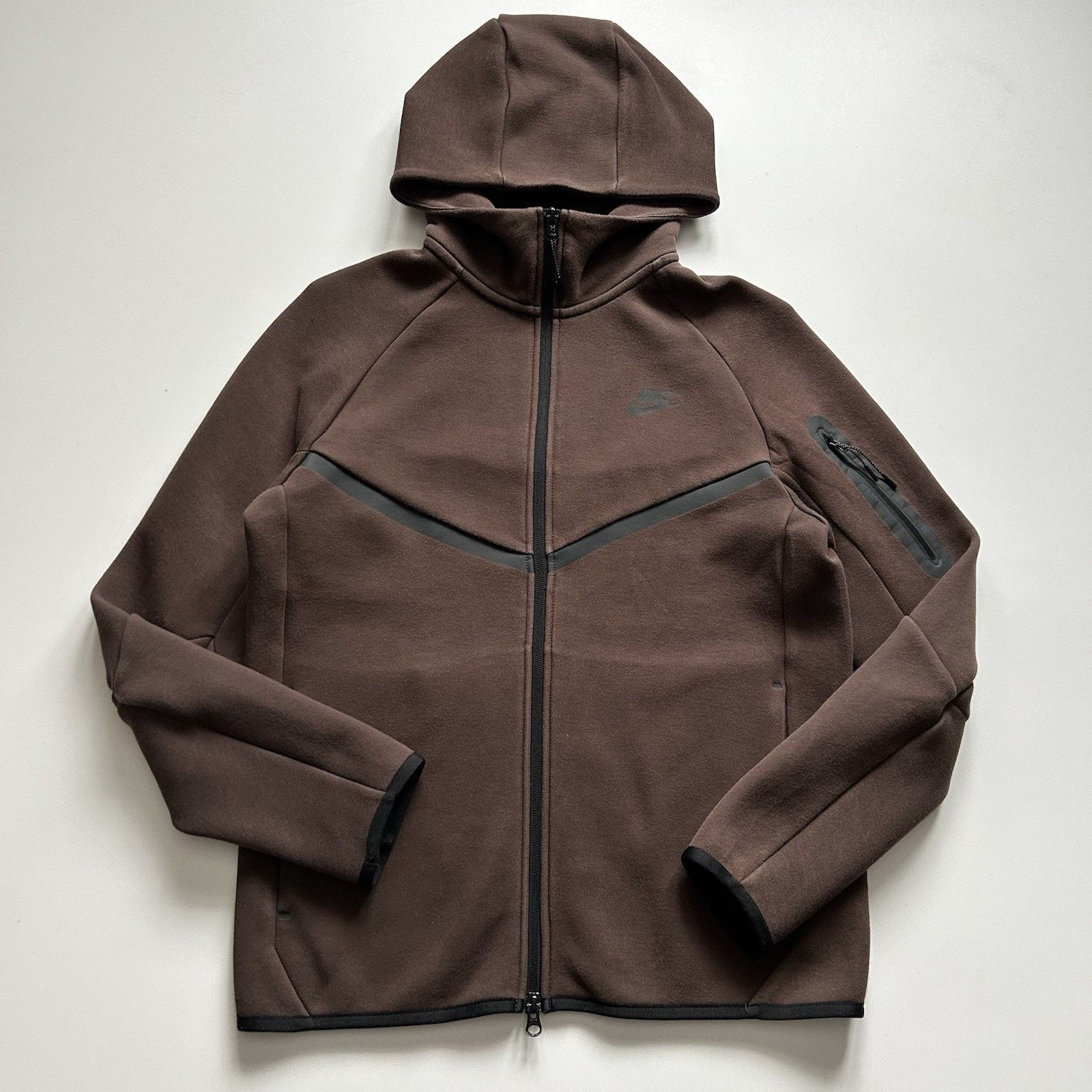 Nike Nike Tech Fleece Windrunner Full Zip Hoodie Brown Small Y2K Size US S / EU 44-46 / 1 - 1 Thumbnail