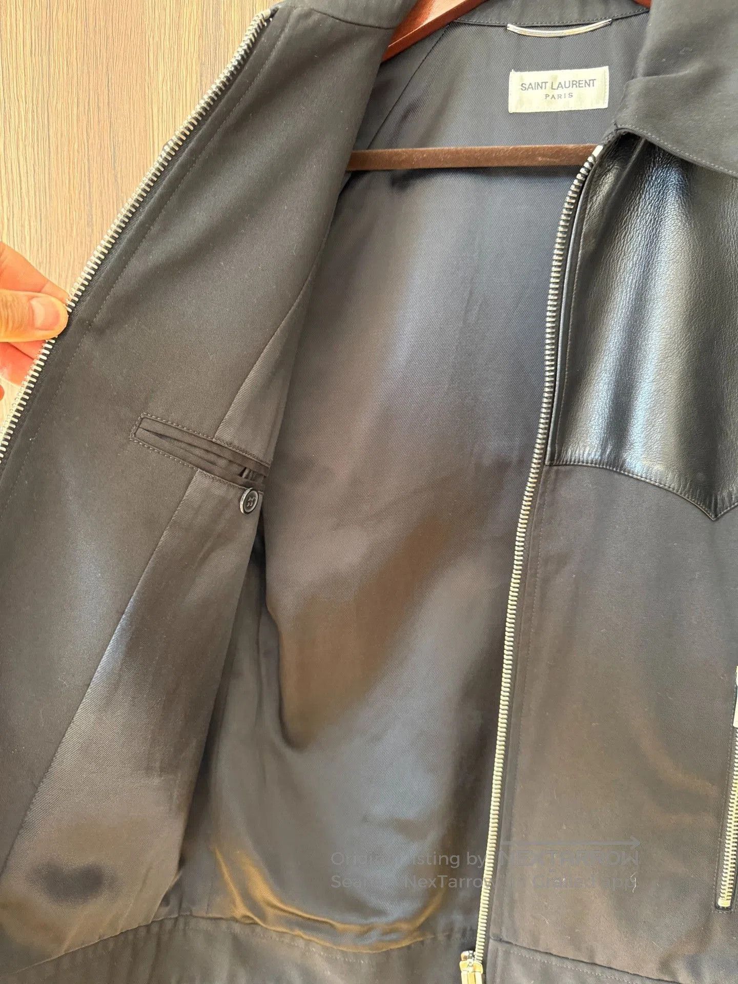 Saint Laurent Paris Saint Laurent Black Lambskin Leather Jacket. Size US M / EU 48-50 / 2 - 2 Thumbnail