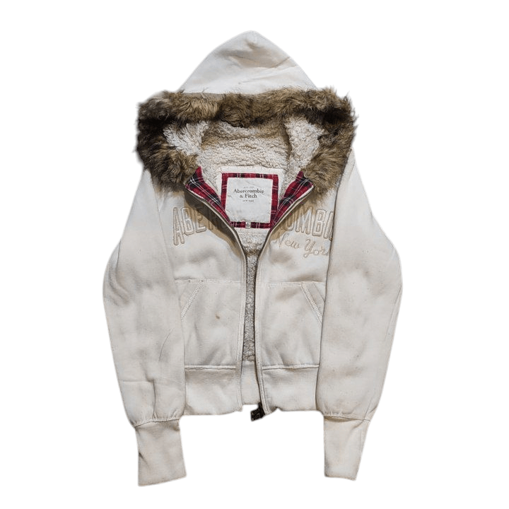 Le Grande Bleu (L.G.B.) Abercrombie Fur Y2K Zipper Hoodie 2000s Size US S / EU 44-46 / 1 - 1 Thumbnail