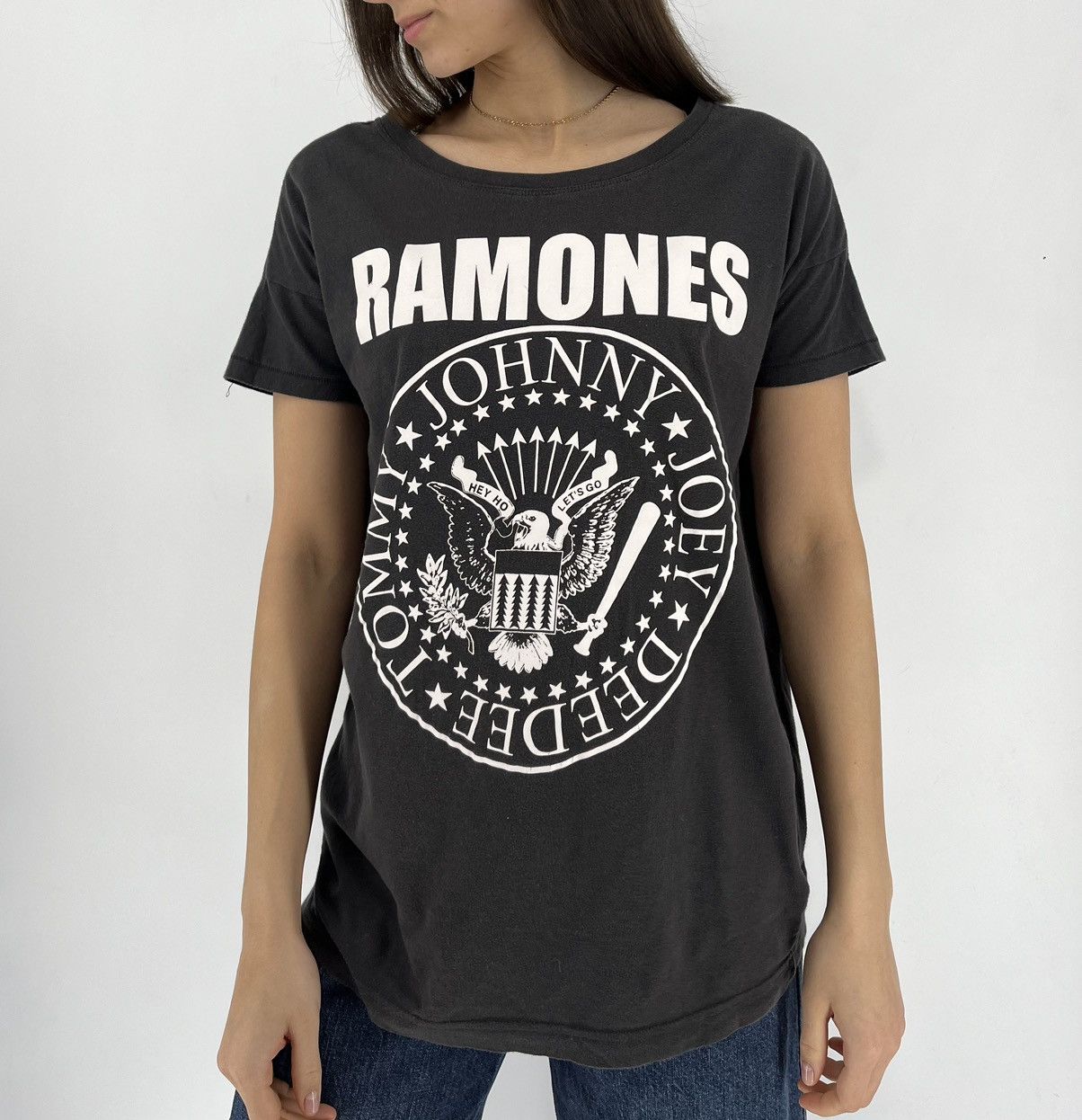 Band Tees × Vintage Vintage Ramones "Johnny Joe Deed Tommy" Graphic Oversize Size XS / US 0-2 / IT 36-38 - 4 Thumbnail