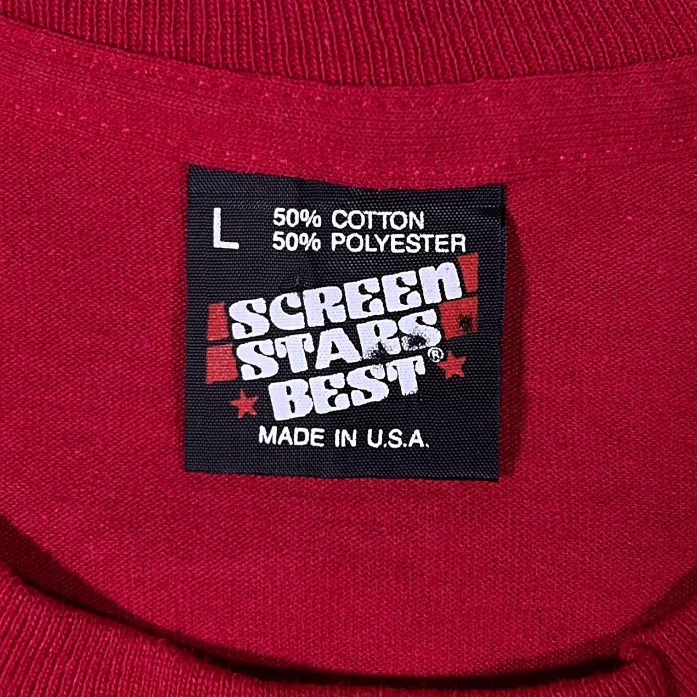 Vintage VINTAGE Screen Stars Universal Studios Orlando Florida Single Stitch T-Shirt L M Red Graphic souvenir 90’s Mens Size US M / EU 48-50 / 2 - 5 Thumbnail