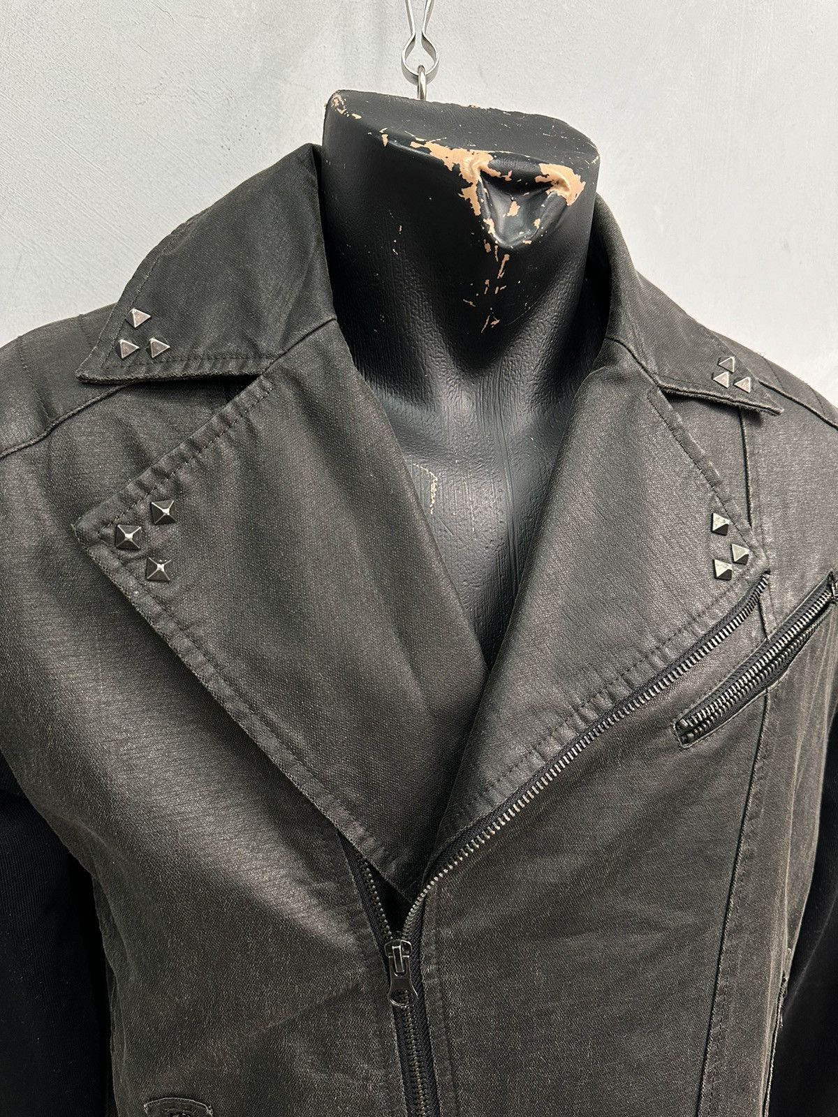 Diesel Rare Diesel Style Distressed Napolen Jacket Denim Avantgarde Size US S / EU 44-46 / 1 - 3 Thumbnail
