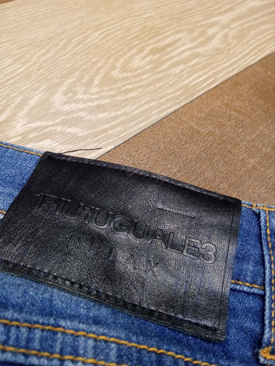 Japanese Brand JAPANESE 1PIU1UGUALE3 RELAX BLUE STRETCH PANTS Size US 35 - 10 Thumbnail