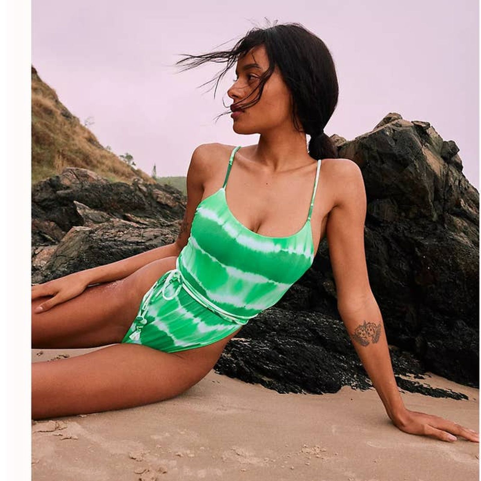 Free People New Free People Martha Rey Holly One-Piece Swimsuit $258 M Size M / US 6-8 / IT 42-44 - 1 Thumbnail