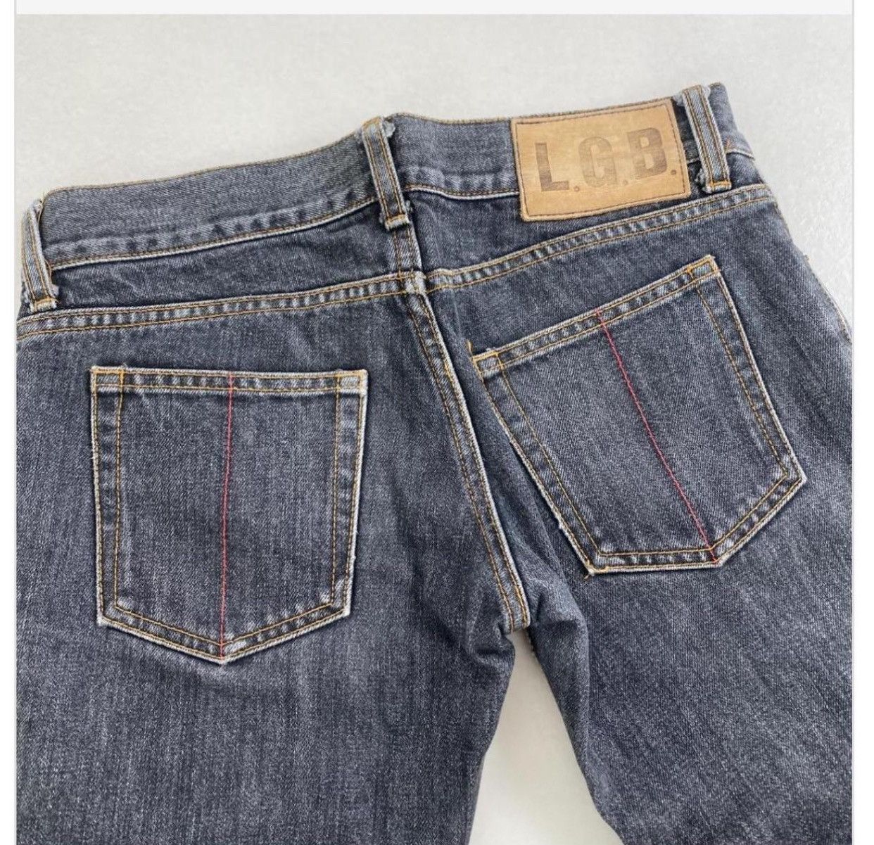 Japanese Brand Le grande bleu navy bootcut denim Size US 30 / EU 46 - 4 Thumbnail