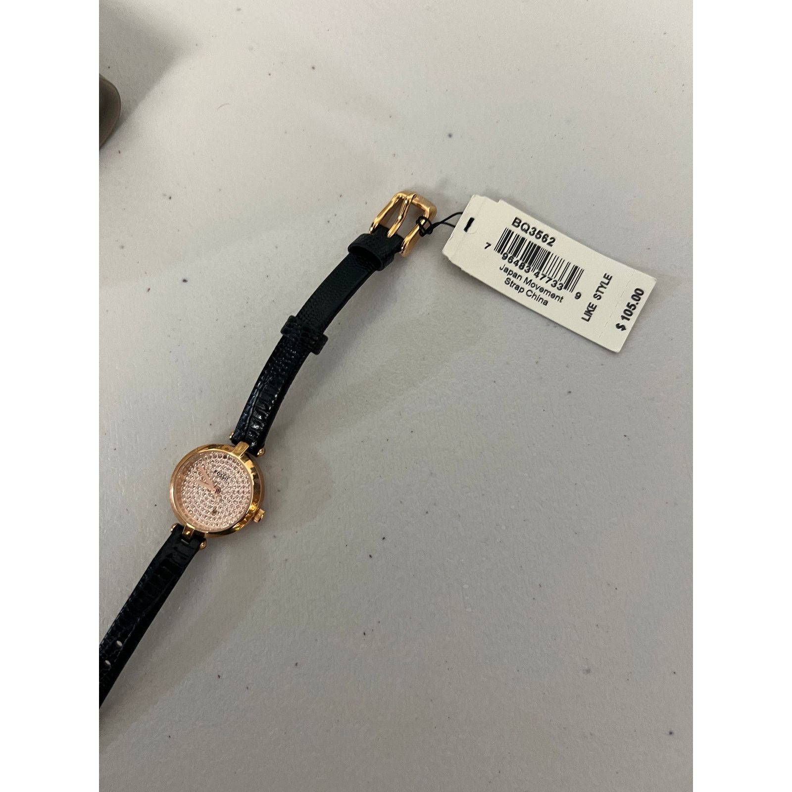 Fossil Fossil BQ3562 Kerrigan Mini Three-Hand Black Leather Watch Size ONE SIZE - 4 Thumbnail
