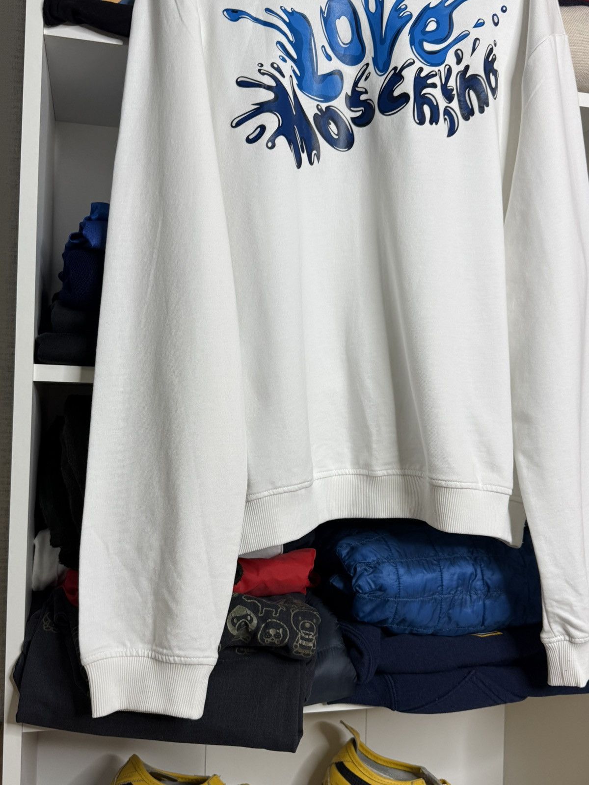 Moschino Love Moschino big logo luxury cotton sweatshirt size 48 Size US M / EU 48-50 / 2 - 3 Thumbnail