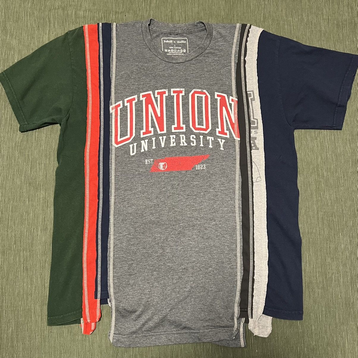 Needles Needles Rebuild Union University T Shirt Size US L / EU 52-54 / 3 - 1 Thumbnail