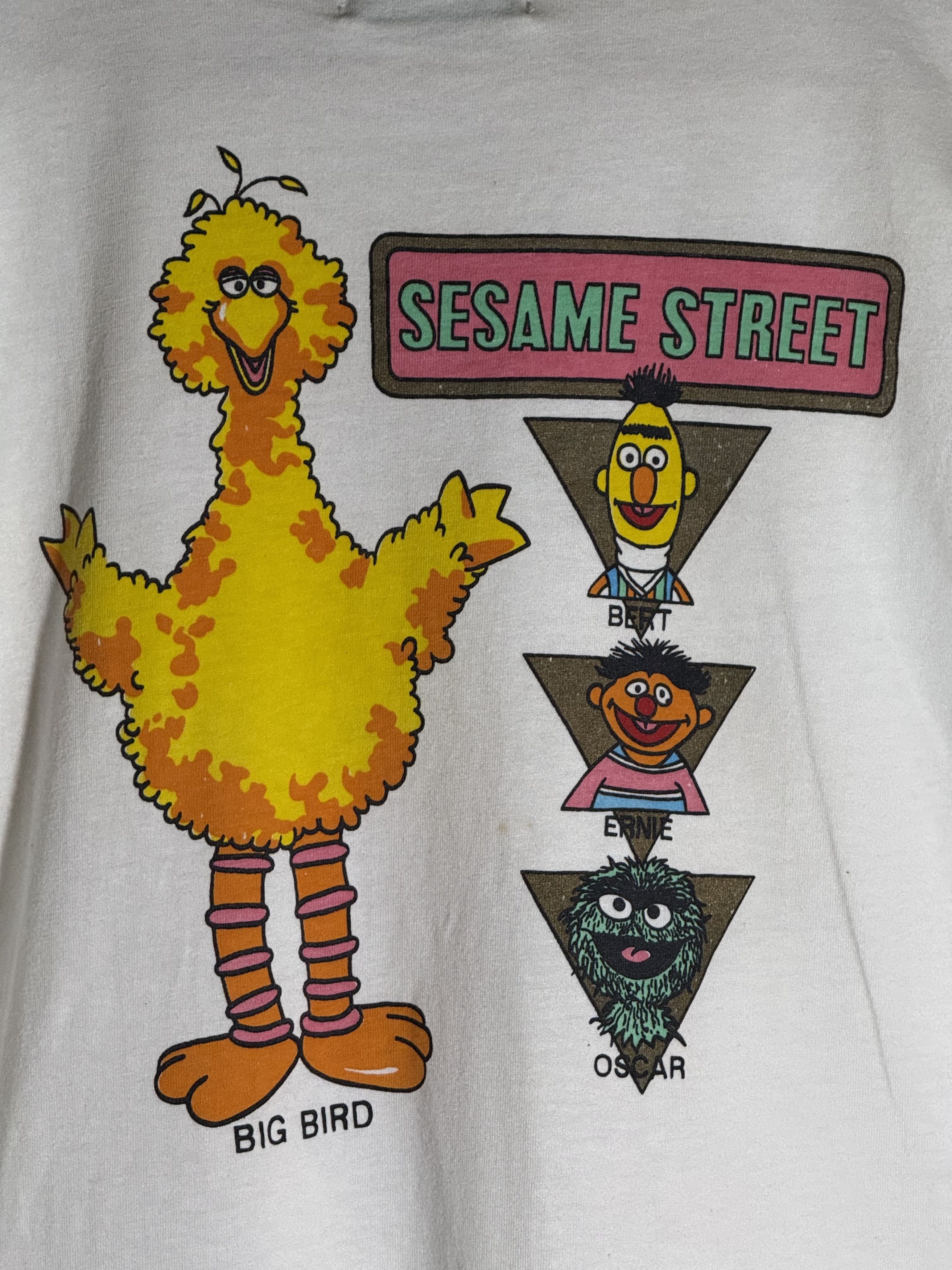 Henson Vintage Sesame Street Double-Sided Long Sleeve Tee Size US XS / EU 42 / 0 - 5 Thumbnail