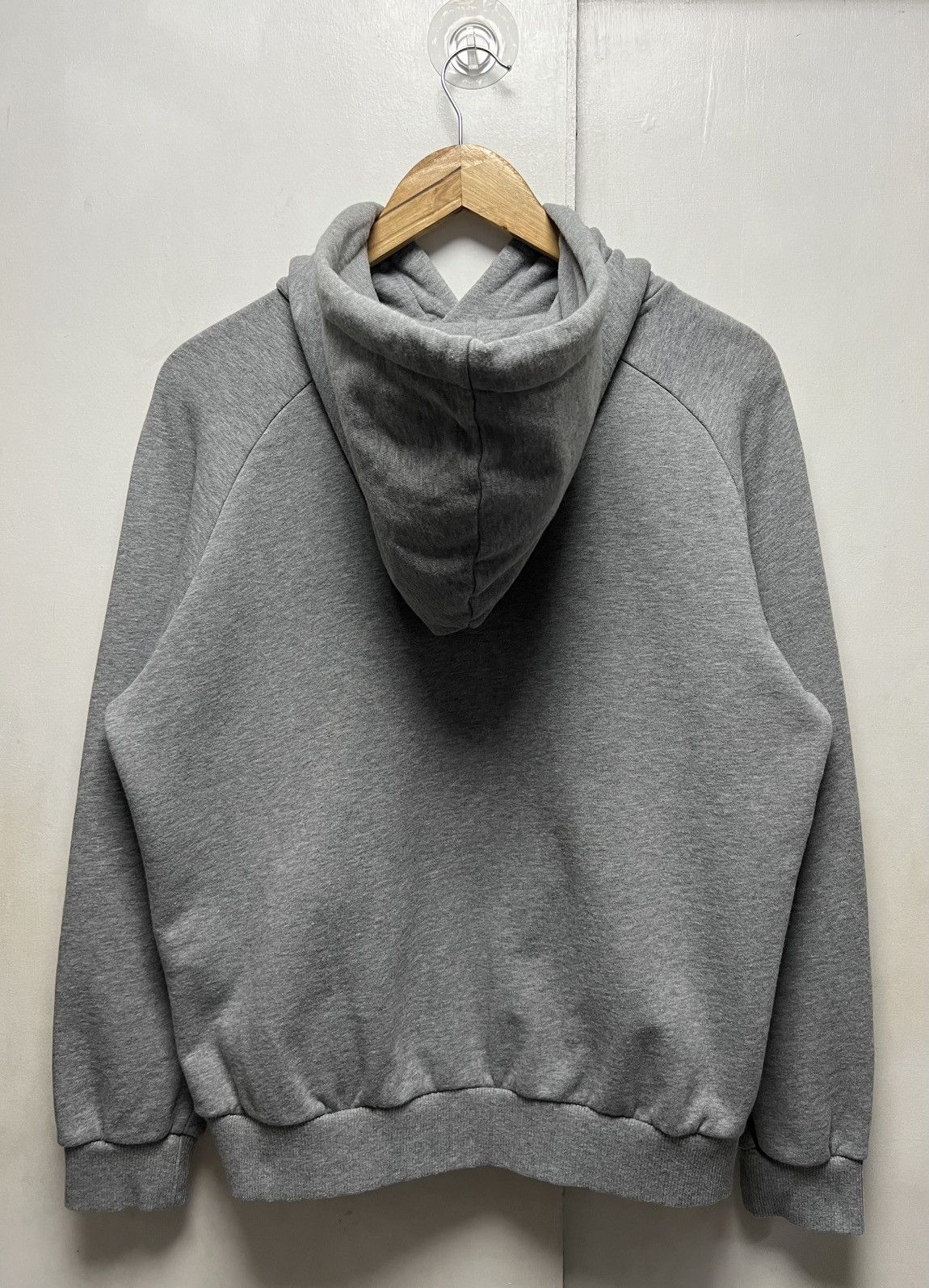 Celine Celine - Grey Triomphe Hoodie Size L / US 10 / IT 46 - 18 Thumbnail