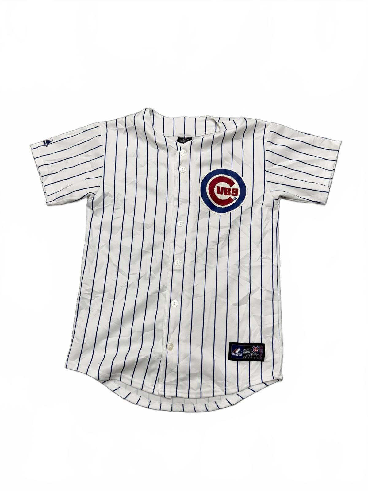 Majestic Chicago Cubs Pinstripe Jersey "Lizzie" Size US L / EU 52-54 / 3 - 1 Thumbnail