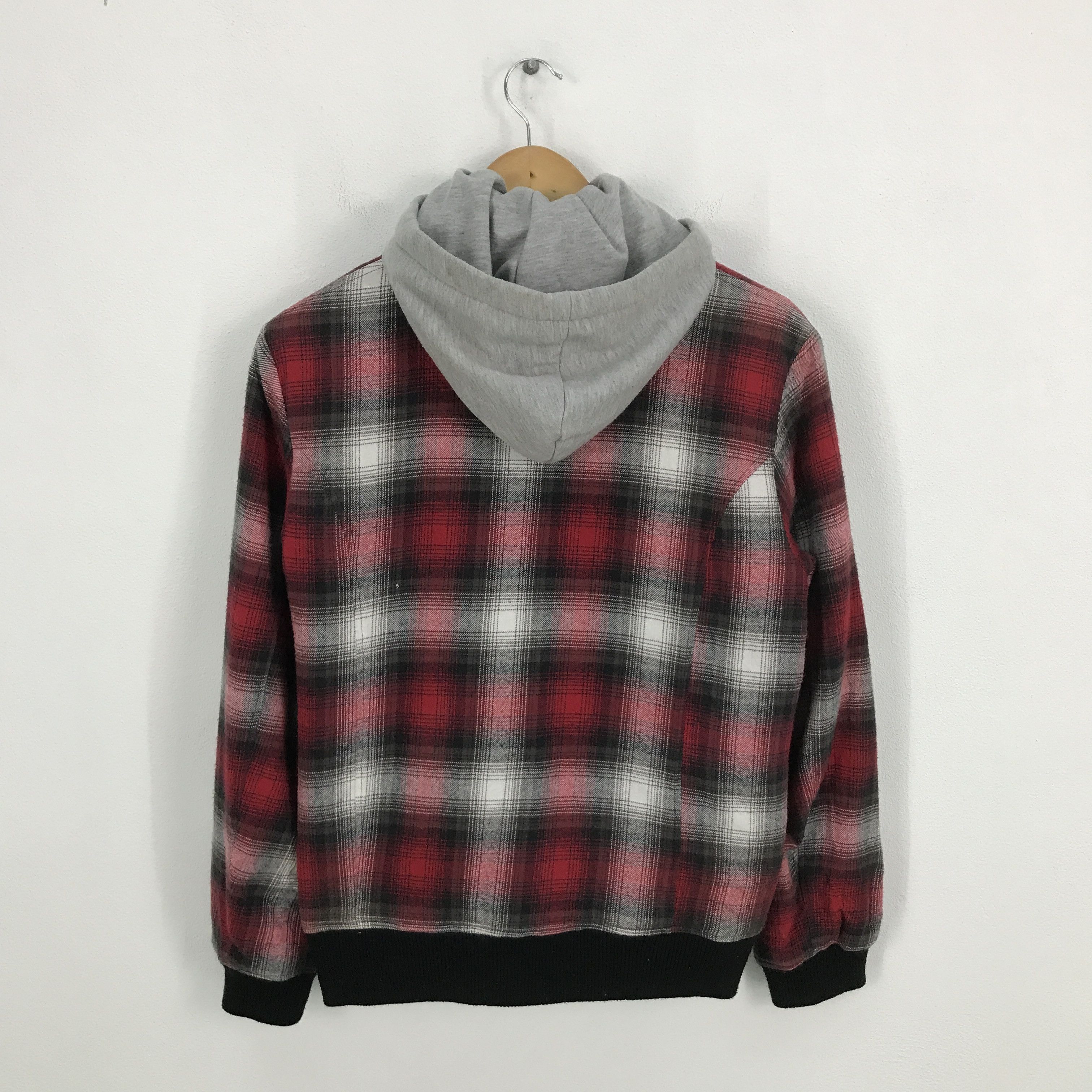 In The Attic × Japanese Brand in the attic japan punk flannal zipper jacket hoodie style Size US L / EU 52-54 / 3 - 2 Thumbnail