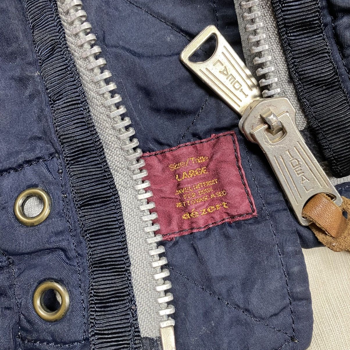 Dezert Rare Vintage Dezert + Collarless Bomber Jacket Boxy Fit Size US L / EU 52-54 / 3 - 9 Thumbnail