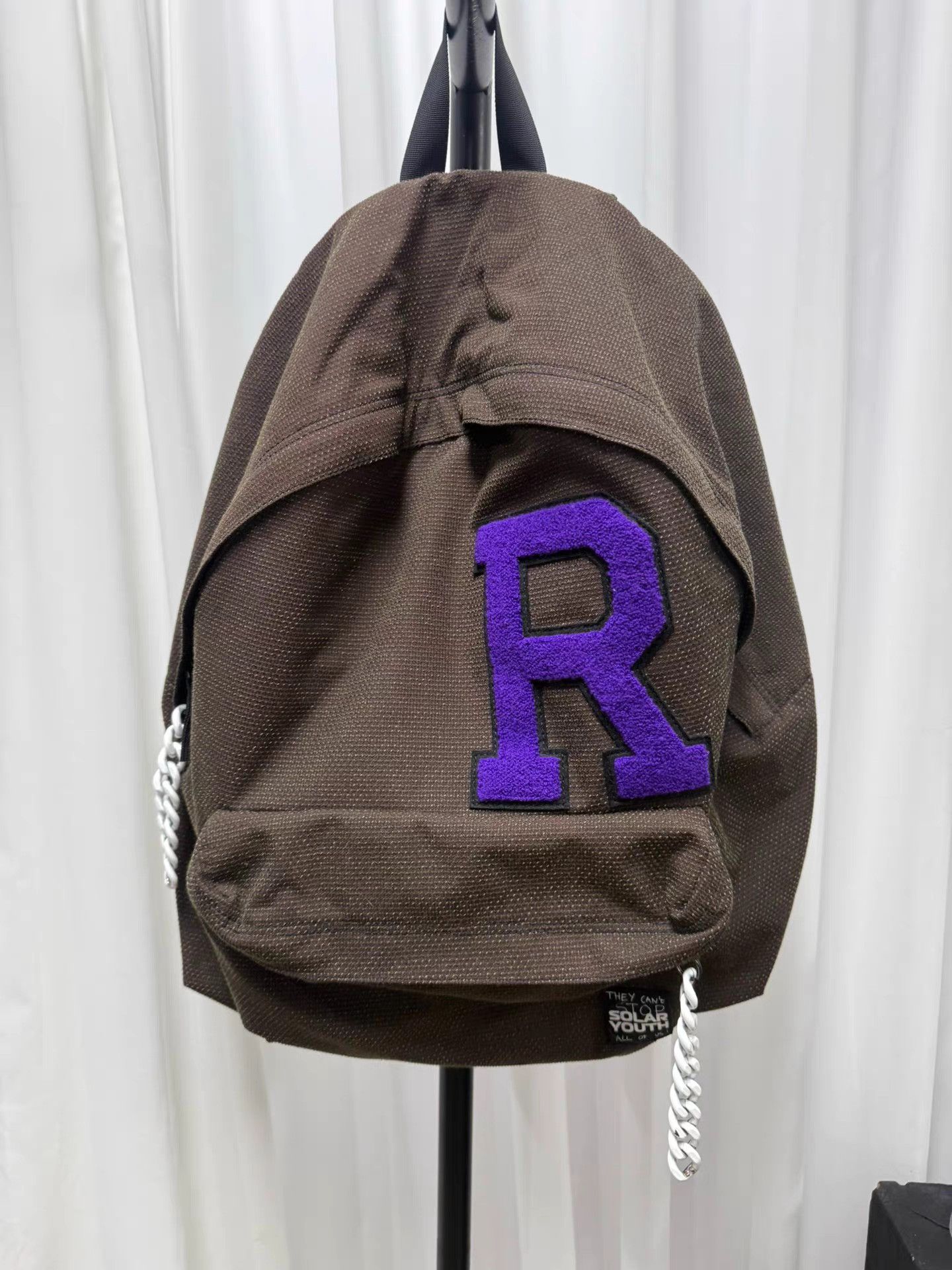 Raf Simons RAF SIMONS Flocked Chain Backpack K20 Size ONE SIZE - 2 Thumbnail